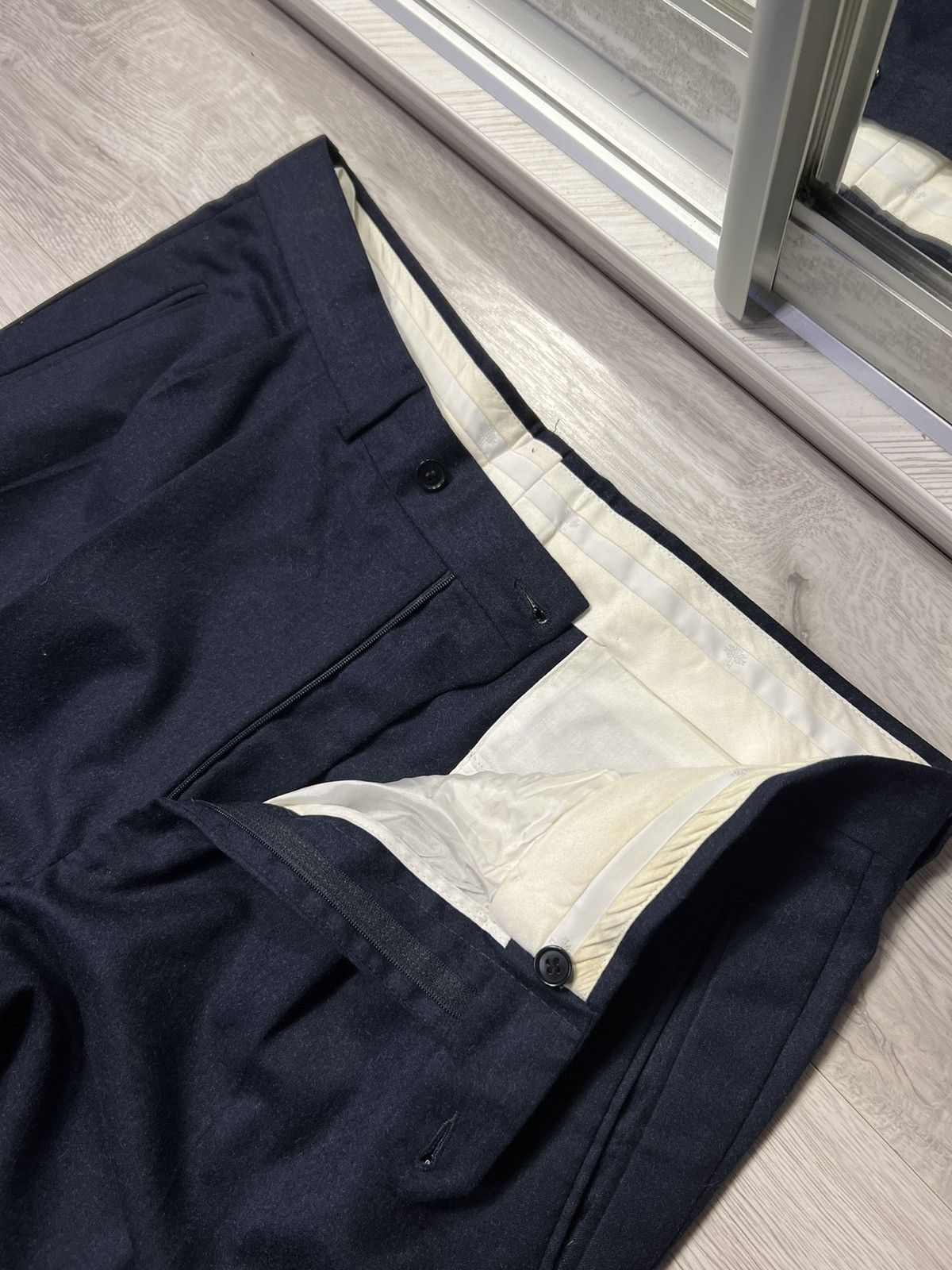 Pal Zileri Vintage Pal Zileri Wool Trousers Pants Size 42R - 8 Thumbnail