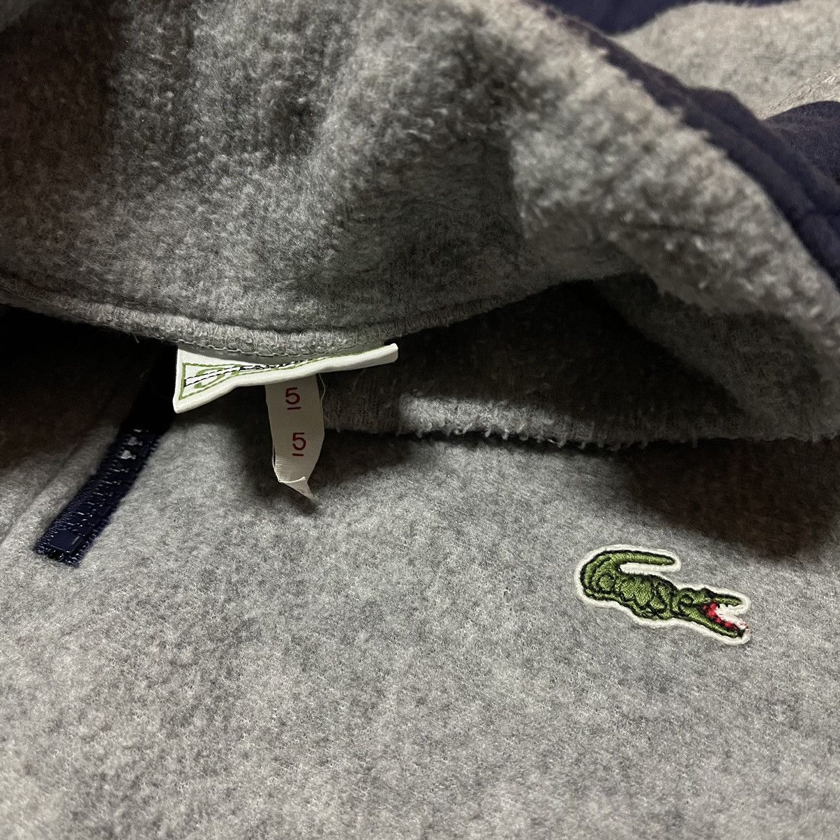 Lacoste Vintage Lacoste fleece half zipper pullover Size US XL / EU 56 / 4 - 5 Thumbnail