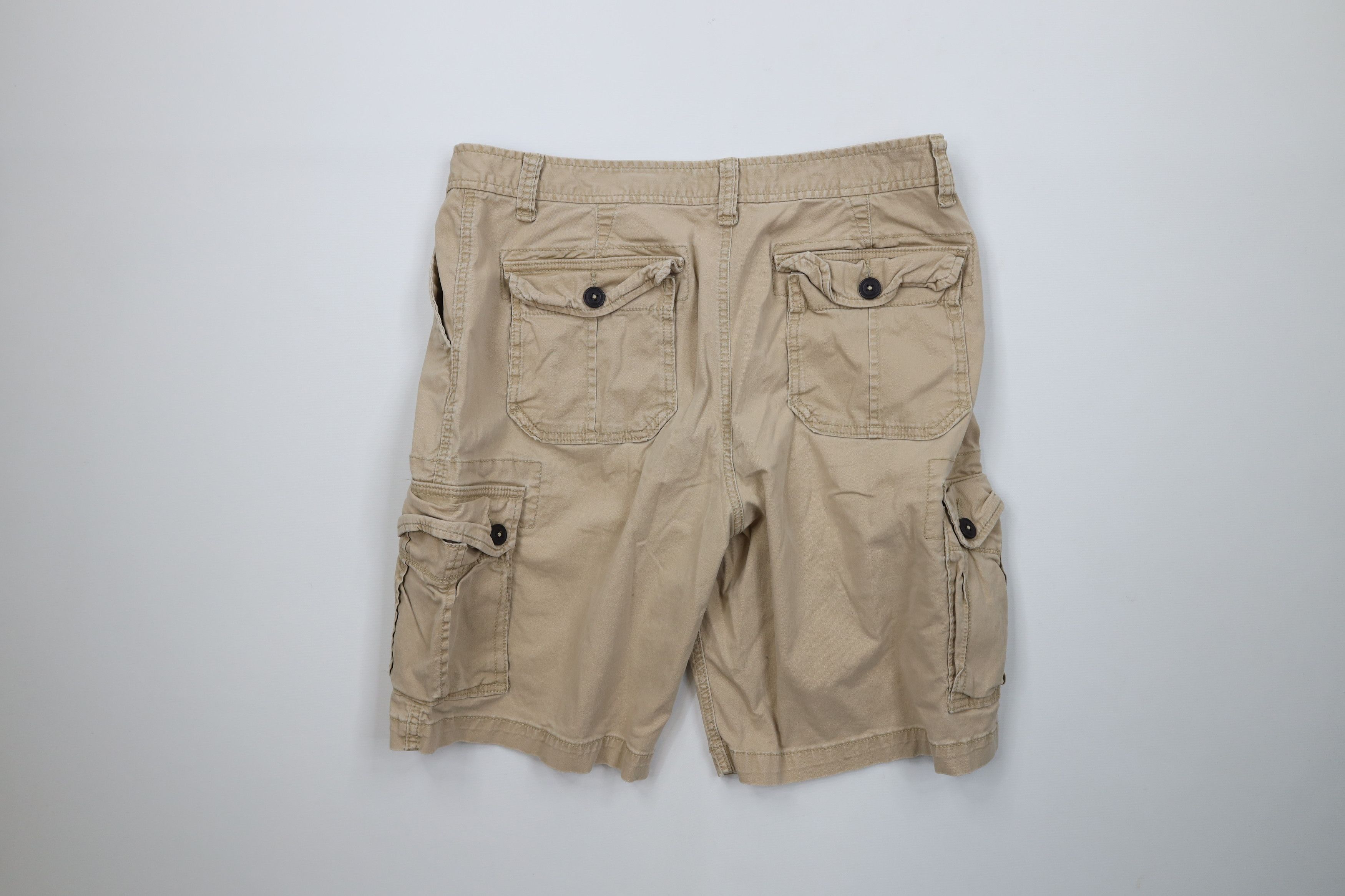Aeropostale Vintage Y2K Aeropostale Surplus Cargo Shorts Beige Cotton Size US 34 / EU 50 - 10 Thumbnail