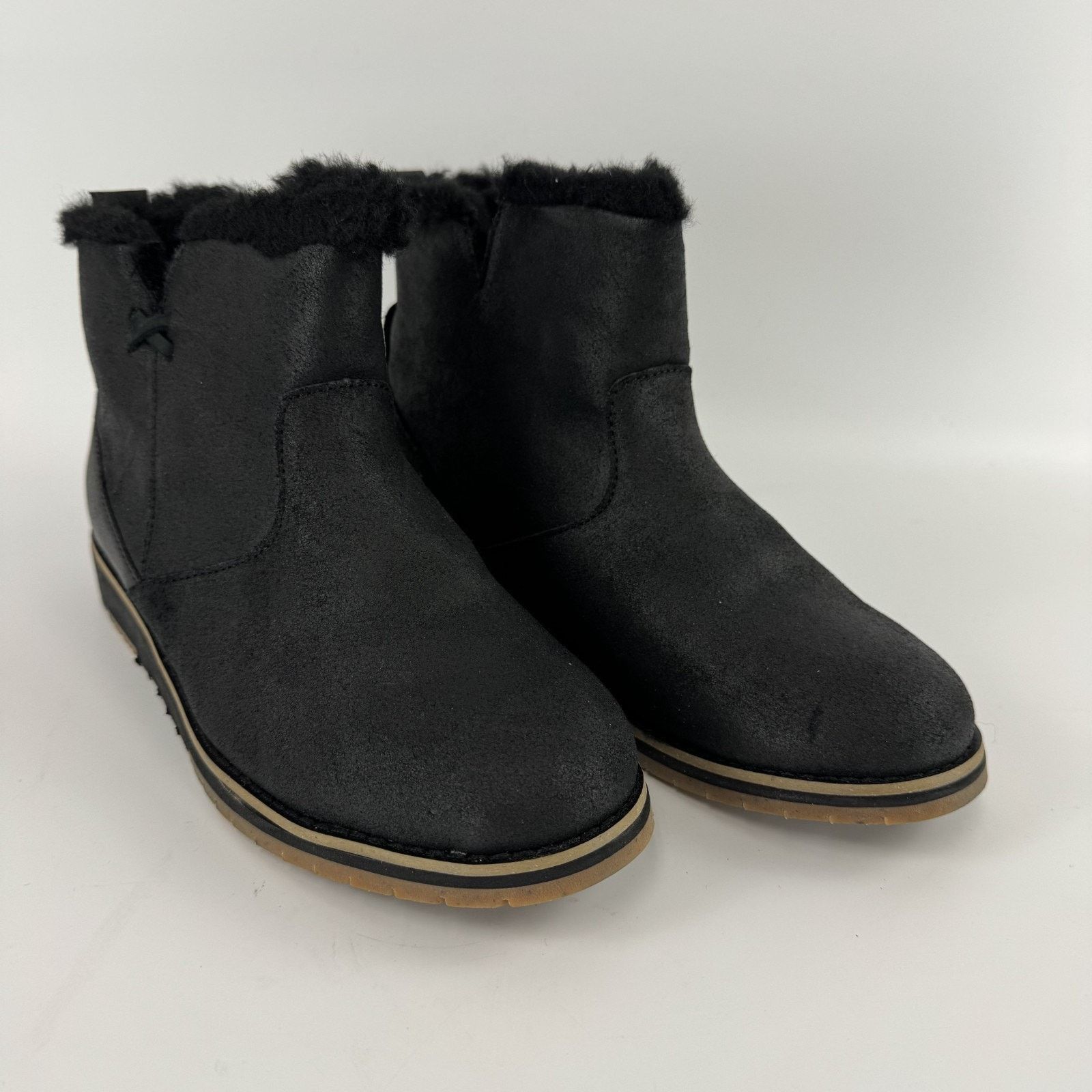 Other New EMU Beach Mini Black Ankle Boot Suede Women's Size 6 Size US 6 / IT 36 - 3 Thumbnail