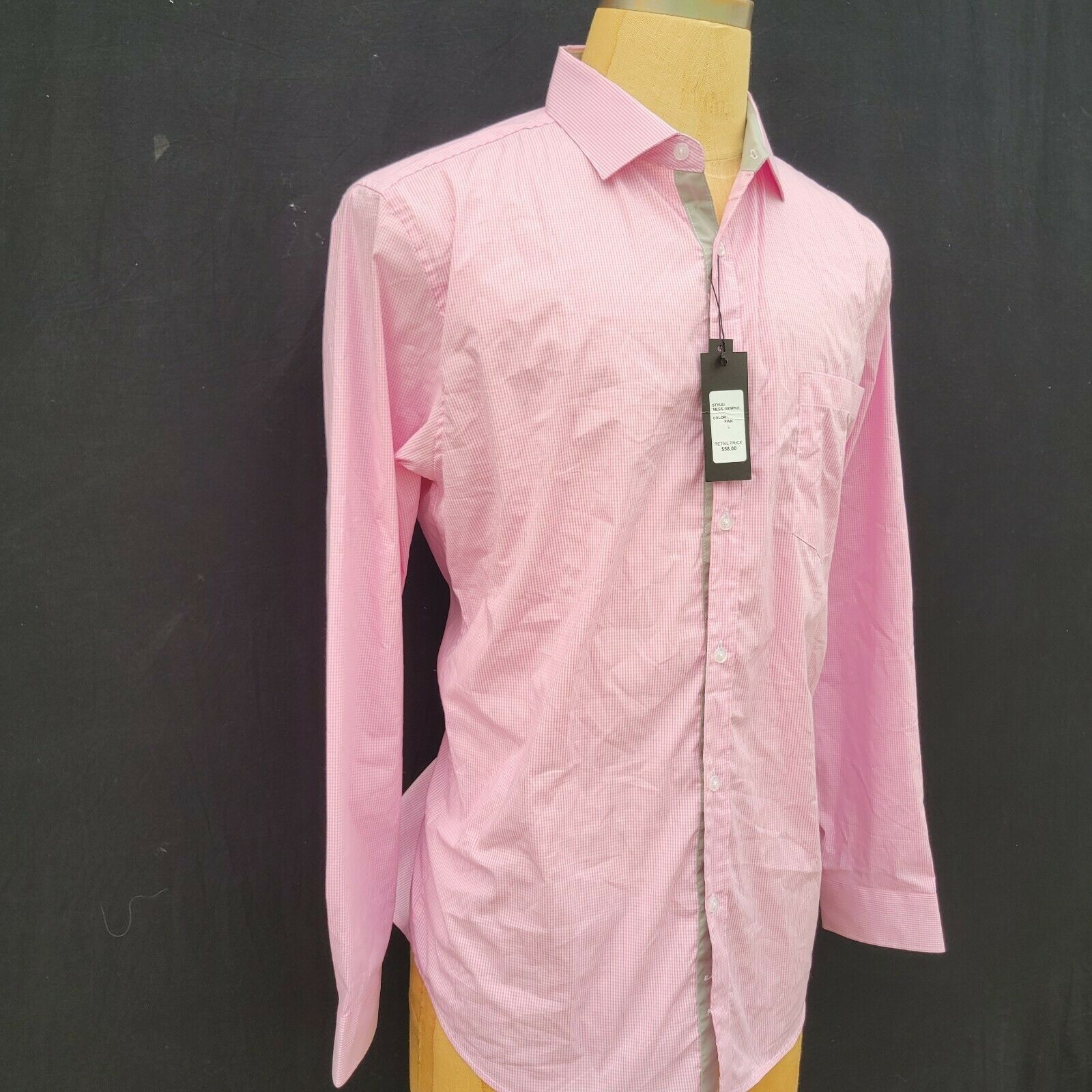 Other Men's Galaxy By Harvic Slim Fit Tapered Shirt. Large Size US L / EU 52-54 / 3 - 4 Thumbnail