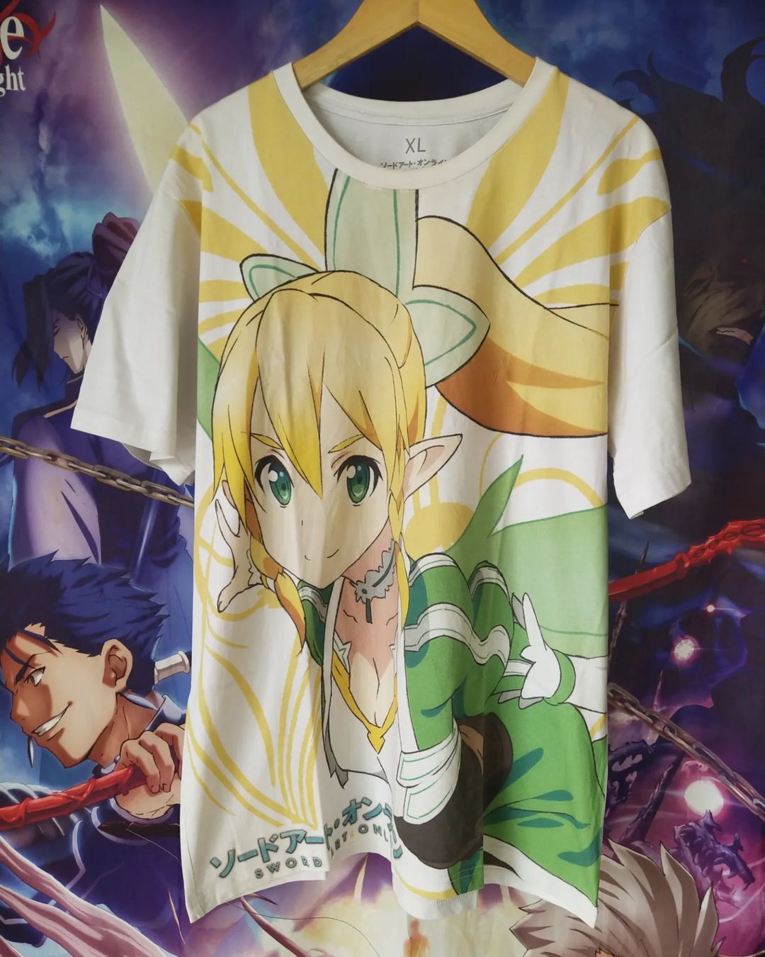 Anime × Japanese Brand Sword Art Online Leafa Graphic AOP Anime Tees Size US XL / EU 56 / 4 - 1 Thumbnail