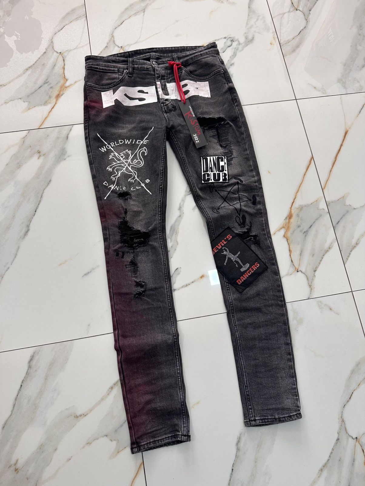 Ksubi Van Winkle Dance Klub 348/576 Limited Kustom Size 31
