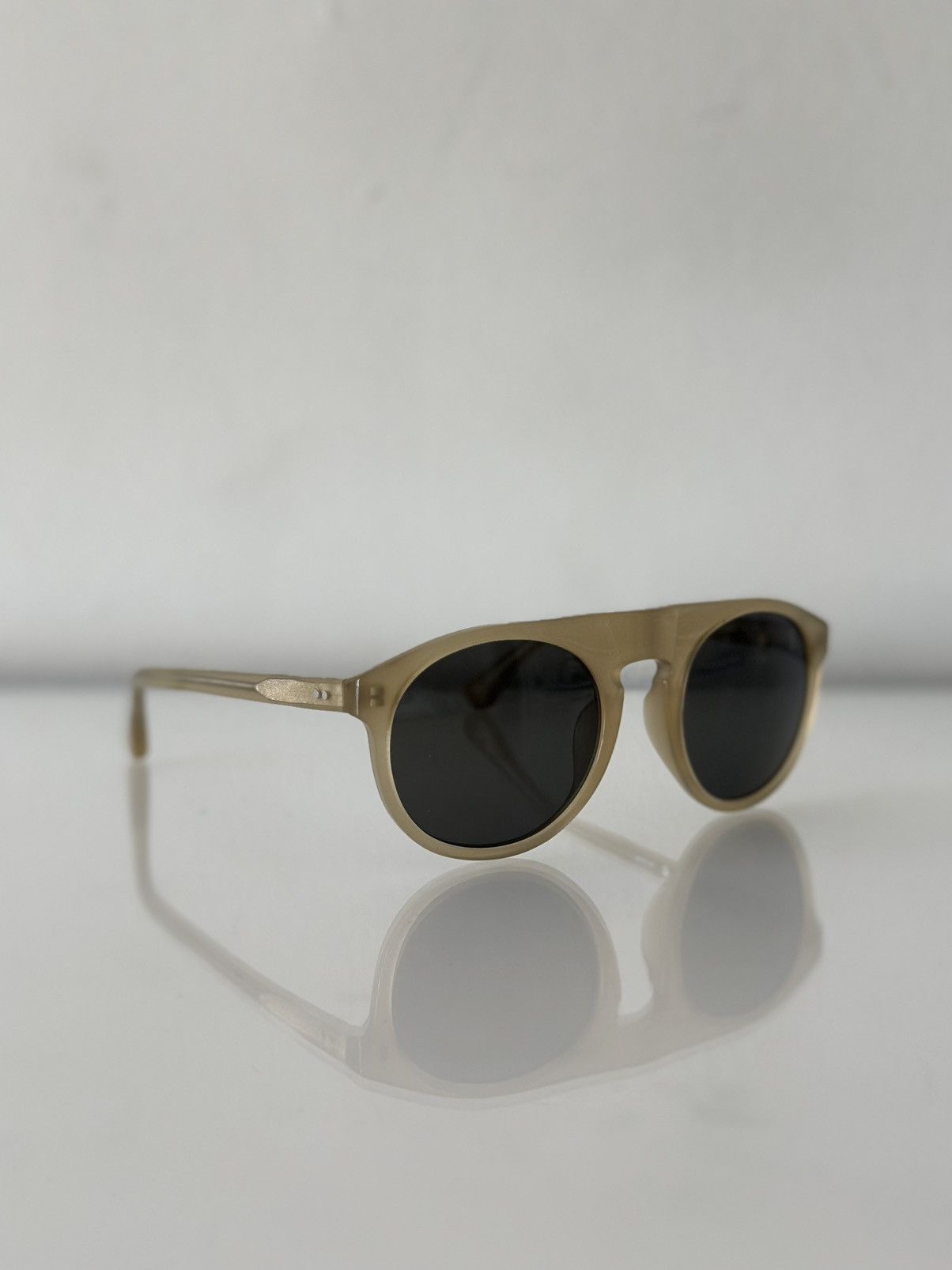 Dries Van Noten × Linda Farrow Green Linda Farrow Edition Flat-Top Sunglasses Size ONE SIZE - 2 Thumbnail