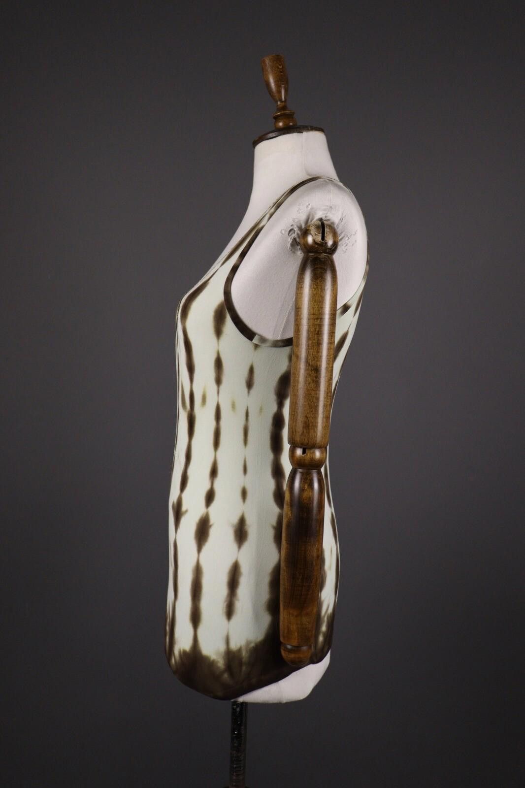 Designer Marc Cain Abstract Stretch Summer Tank Top Shirt Size 2 Size XS / US 0-2 / IT 36-38 - 5 Thumbnail