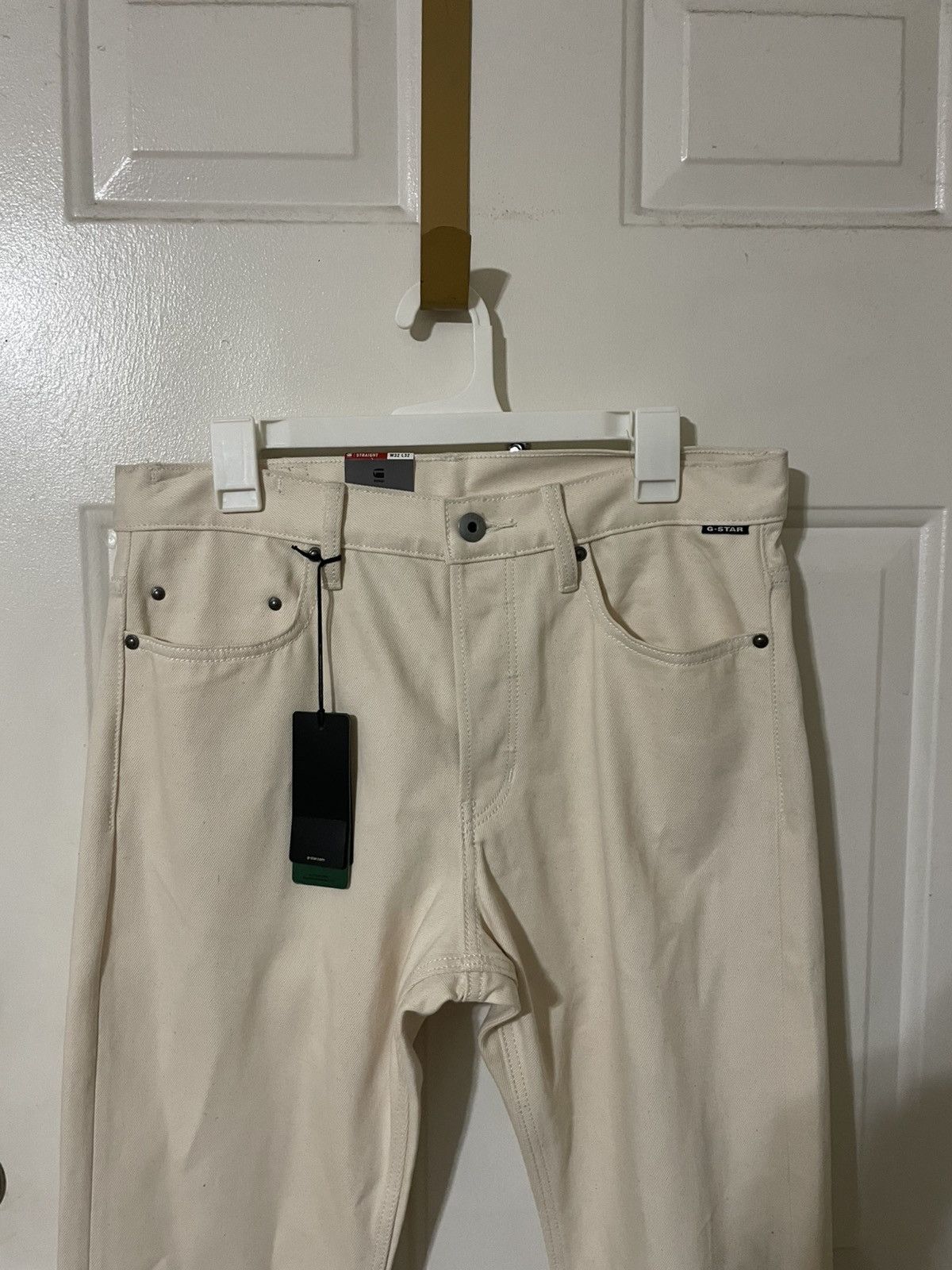 G-Star Triple A Regular Straight leg Gold denim jeans nwt 180.00 Size US 32 / EU 48 - 3 Thumbnail