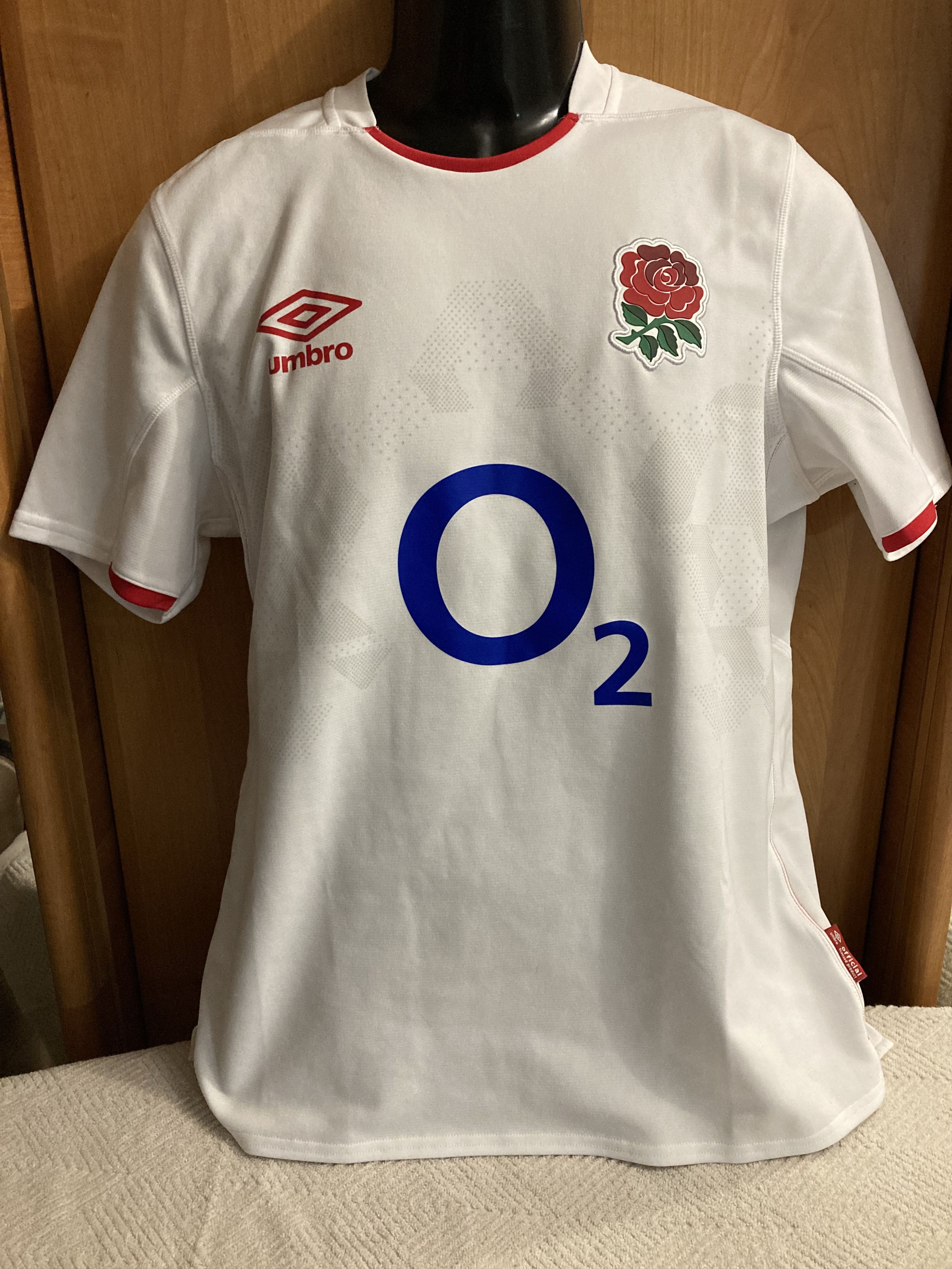 Umbro Umbro England RFU Team Rugby Home Jersey Size US L / EU 52-54 / 3 - 1 Thumbnail