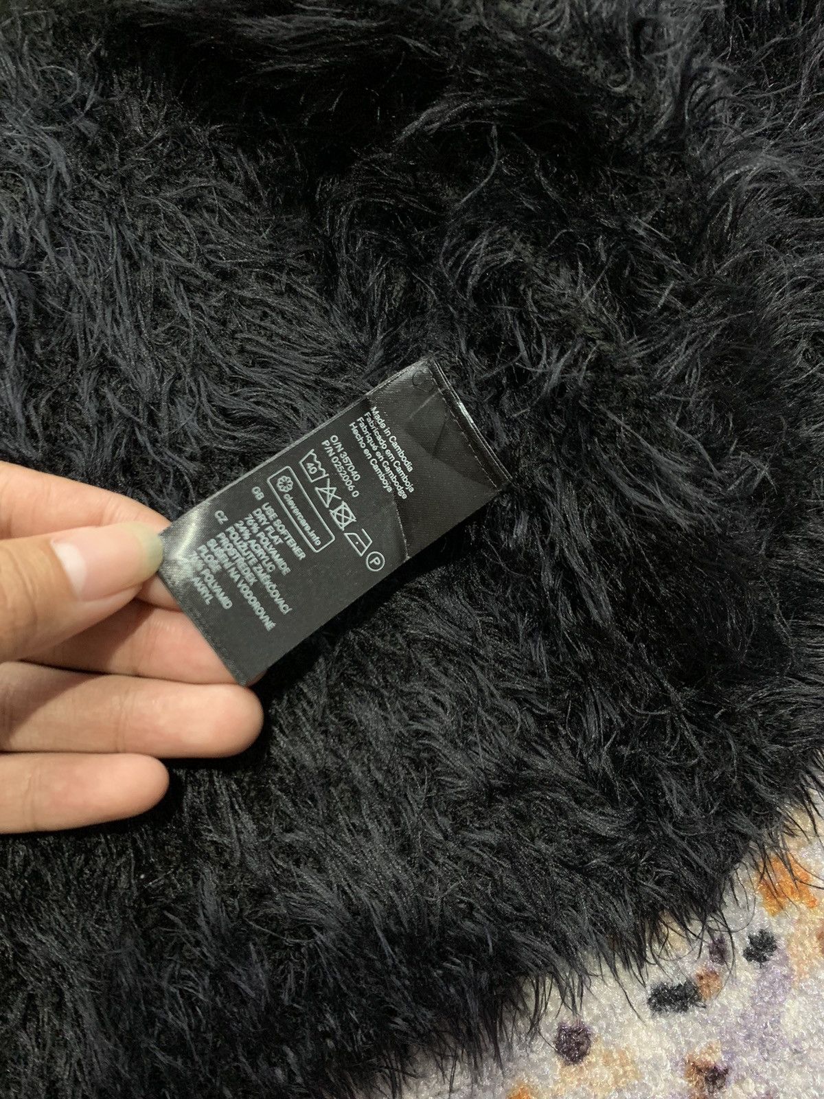 Issey Miyake Mohair Shaggy Grunge Kurt Cobain Cardigan Black Size US M / EU 48-50 / 2 - 4 Thumbnail