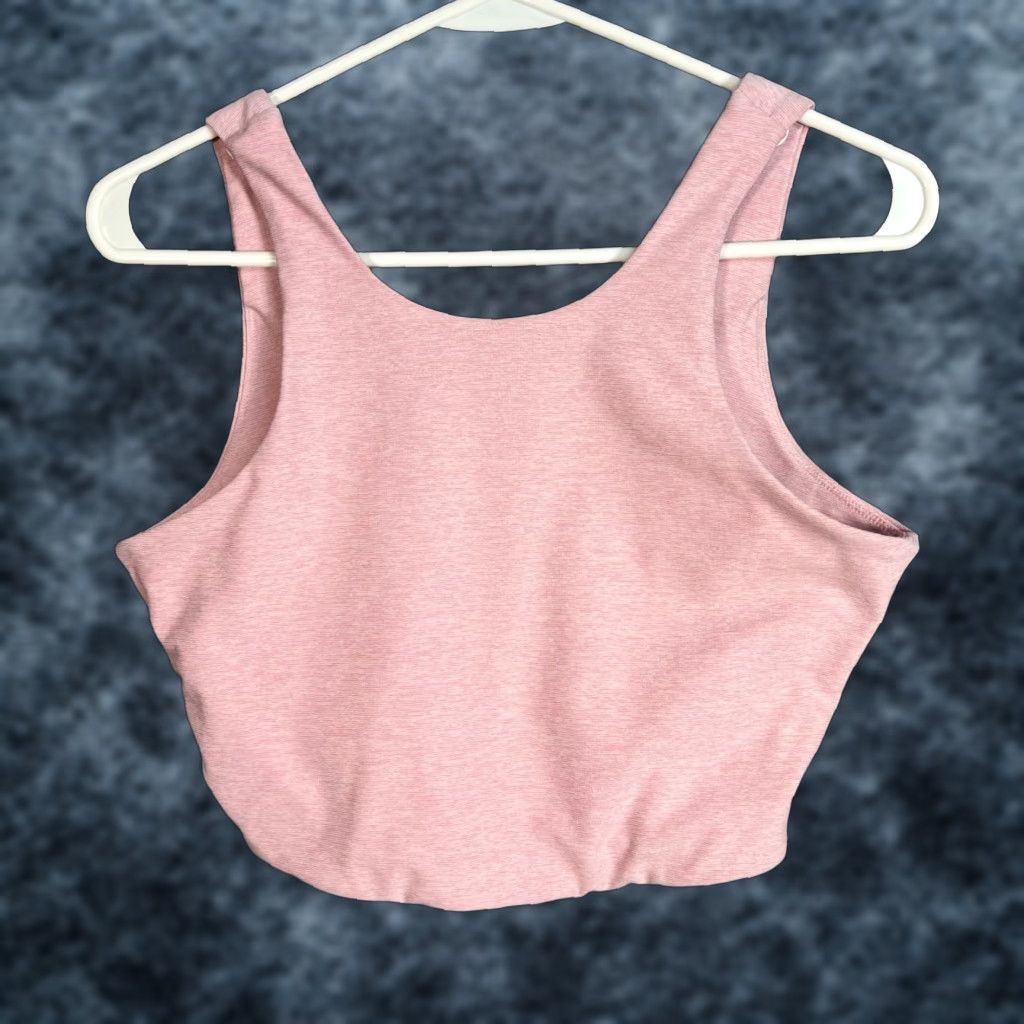 Outdoor Voices Outdoor Voices Medium Pink Racerback Sports Crop Tank Top Womens Size M / US 6-8 / IT 42-44 - 1 Thumbnail