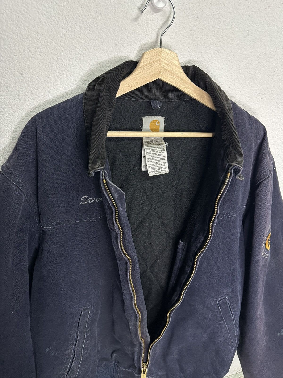 Carhartt Vintage Carhartt Samara Fe Navy Jacket Size US XL / EU 56 / 4 - 3 Thumbnail