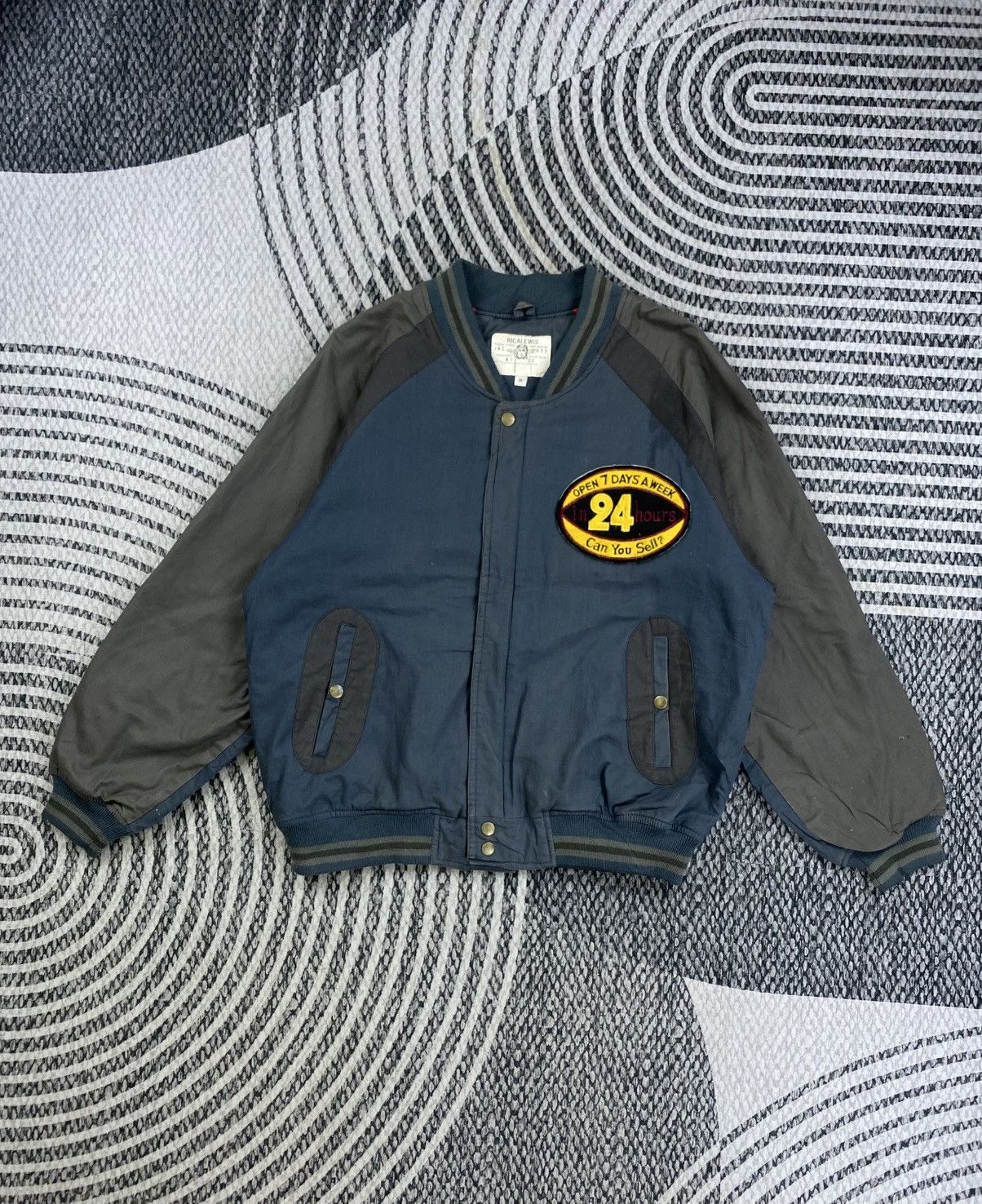 Japanese Brand Vintage 90s Ricalewis Varsity Jacket Size US M / EU 48-50 / 2 - 1 Thumbnail