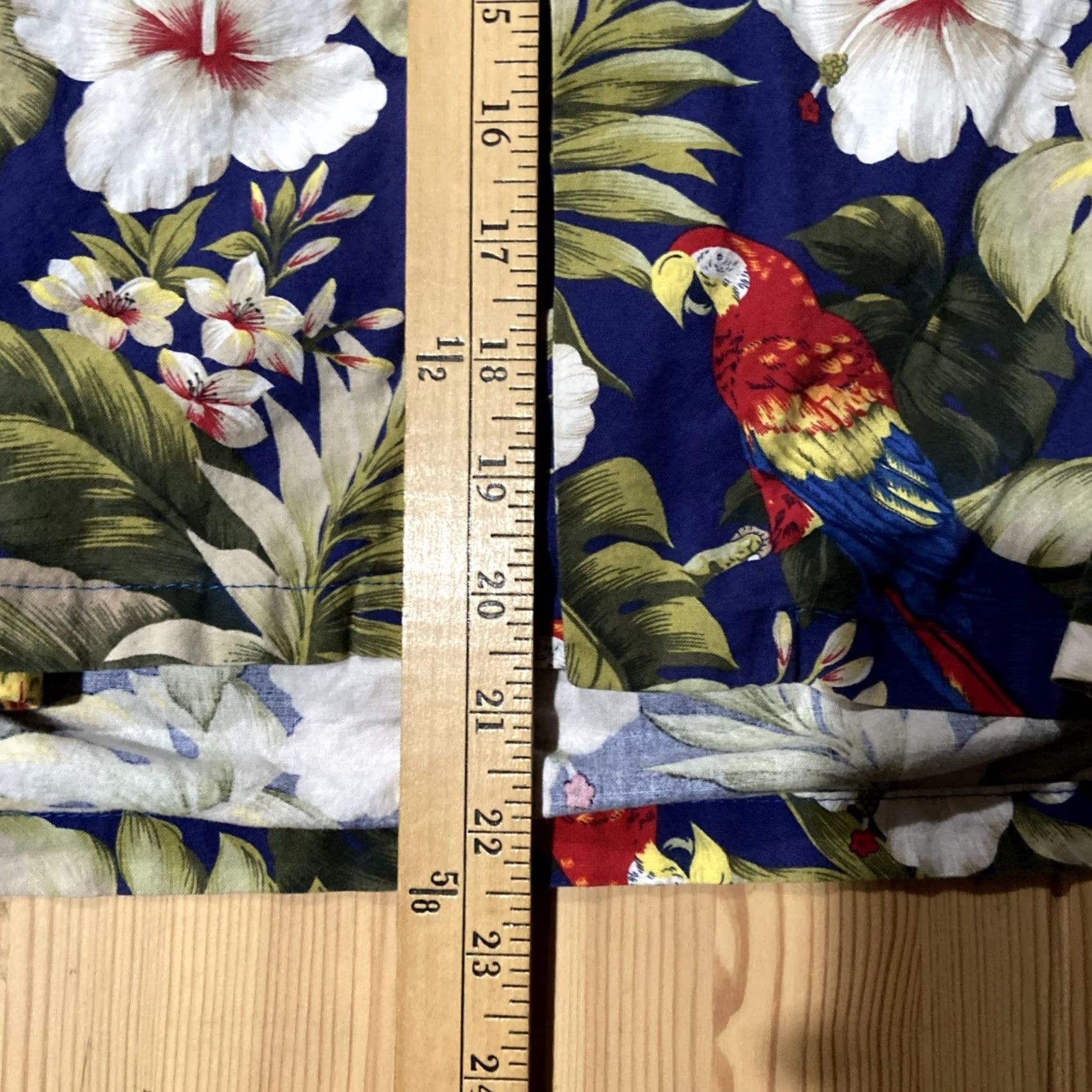 Vintage VINTAGE Hawaii Hawaiian Tropical Shirt Mens L Blue Cotton 100% Button-Up Short Sleeve Floral Cockatoo Macaw Hawaiian Theme Size US L / EU 52-54 / 3 - 4 Thumbnail