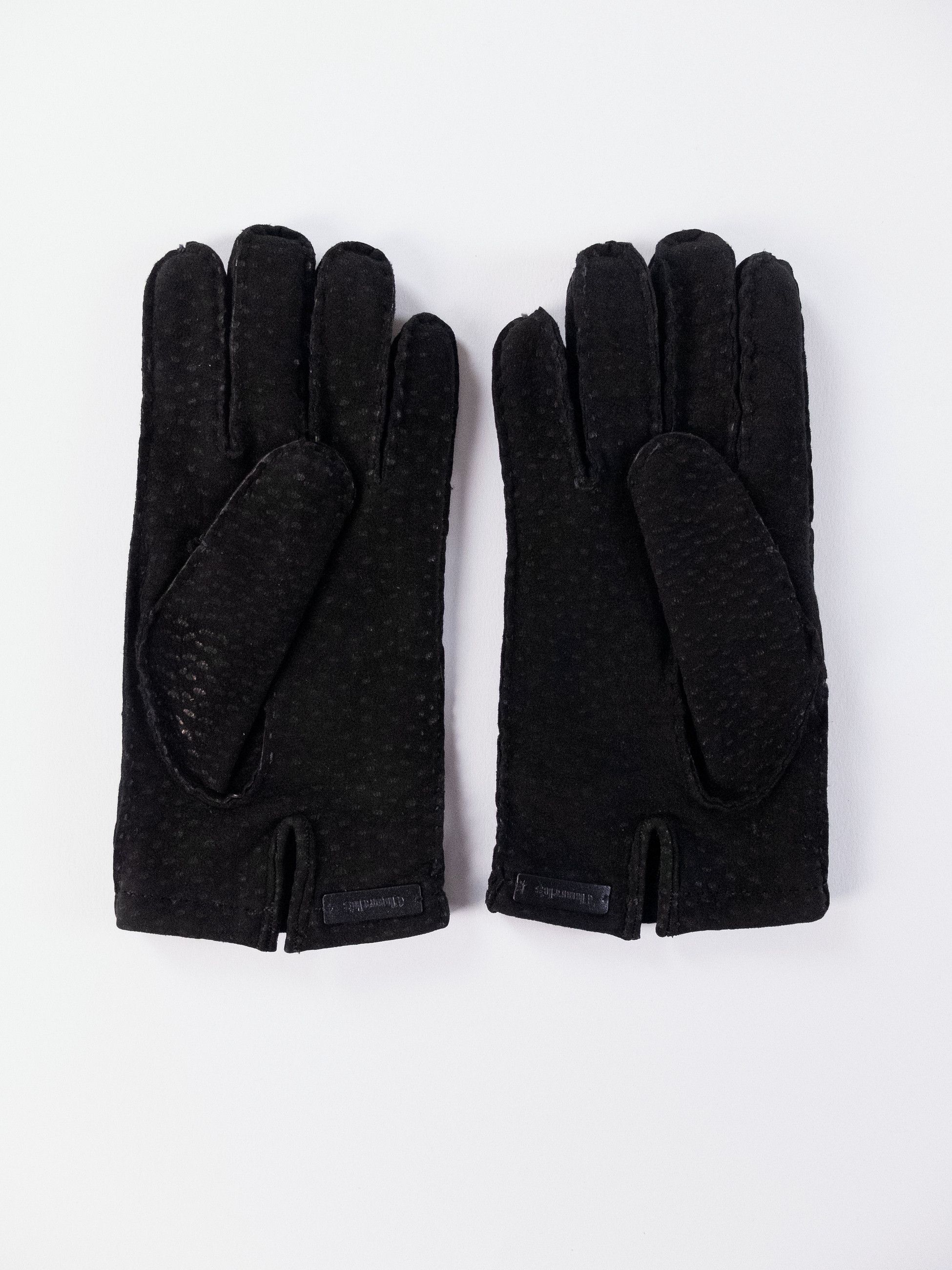 Church's CHURCH'S black cashmere lined capybara leather gloves Size ONE SIZE - 1 Thumbnail