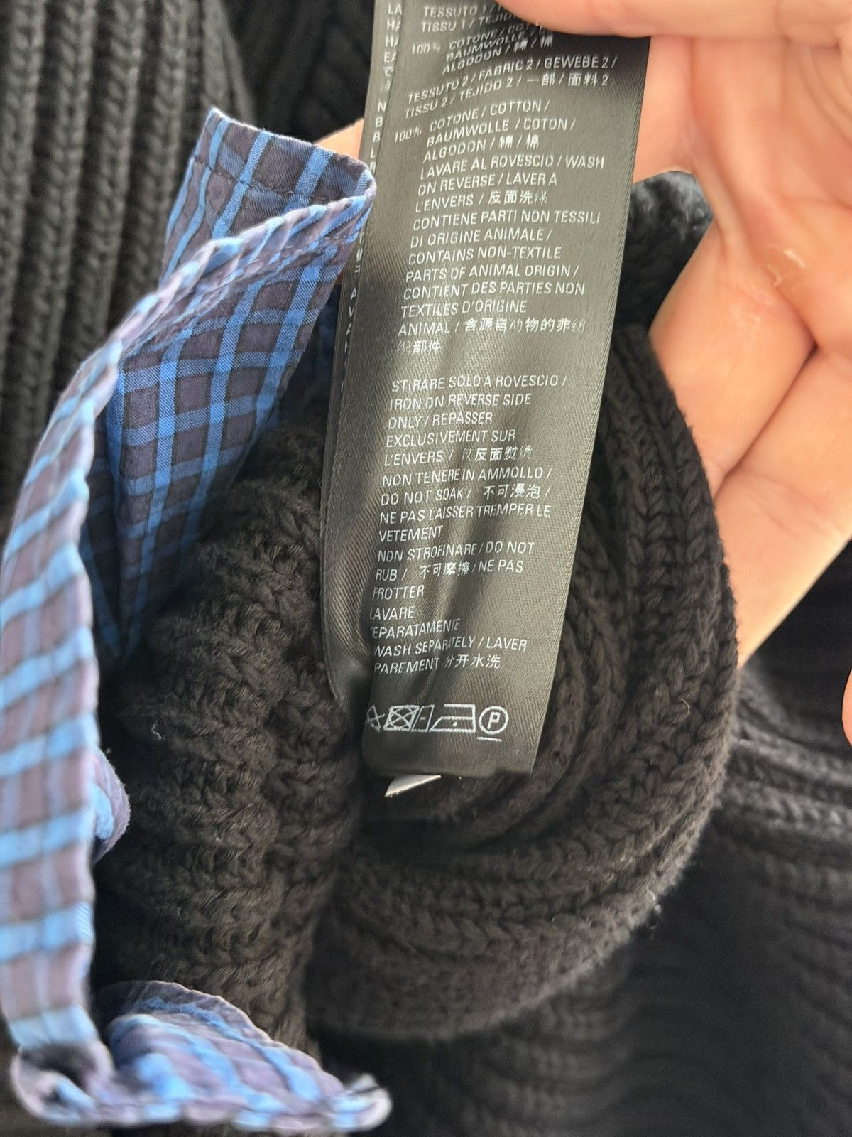 Balenciaga *RARE* BALENCIAGA DEMNA KNITTED CREWNECK MAILLE LAYER SHIRT Size US M / EU 48-50 / 2 - 7 Thumbnail