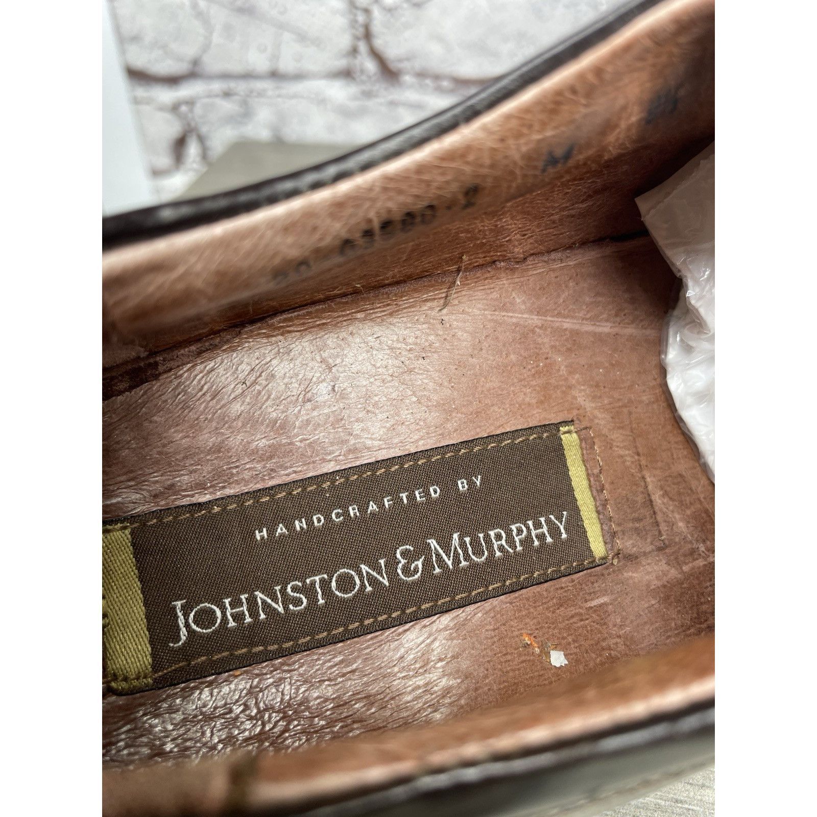 Johnston & Murphy Johnston & Murphy Handcrafted Italy Brown Square Oxfords Sho Size US 9.5 / EU 42-43 - 8 Thumbnail