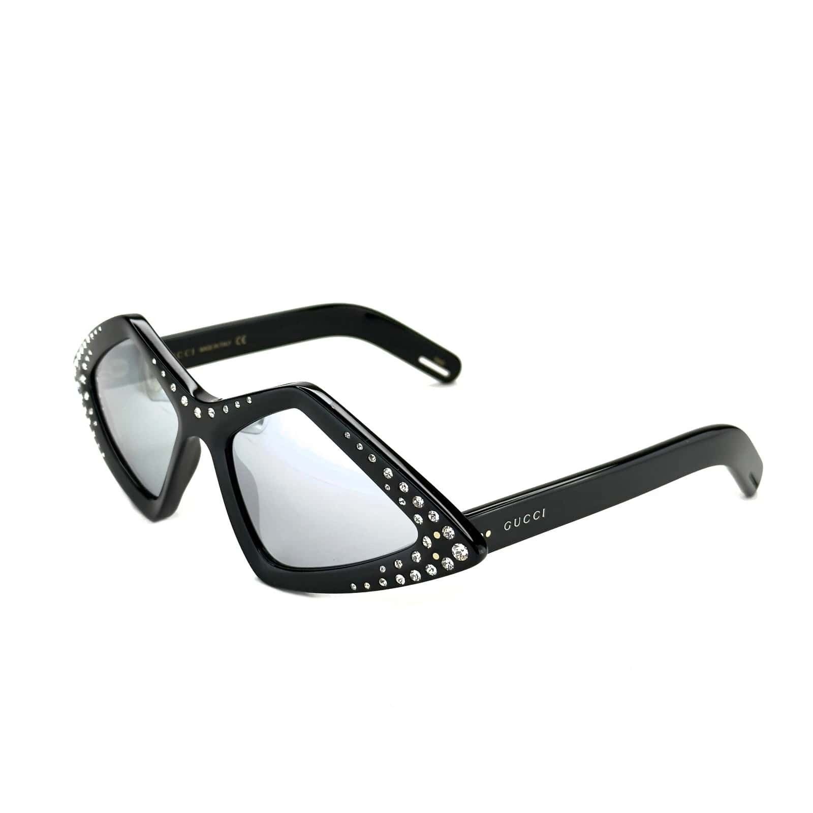 Gucci GUCCI GG0496S Hollywood 0496 Black Fashion Sunglasses 004 Size ONE SIZE - 5 Thumbnail
