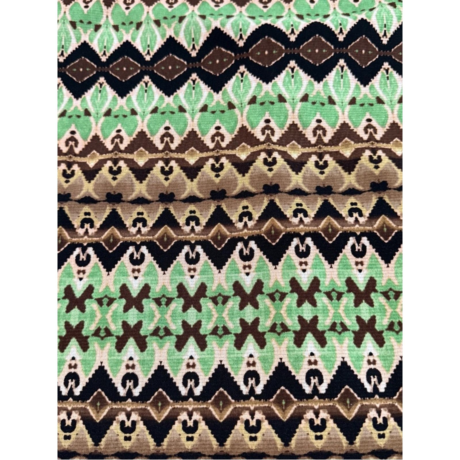 Liz Claiborne Y2K Green/Brown Top Sz Large Boho Fairy Grunge Indie Hippie Size L / US 10 / IT 46 - 6 Thumbnail