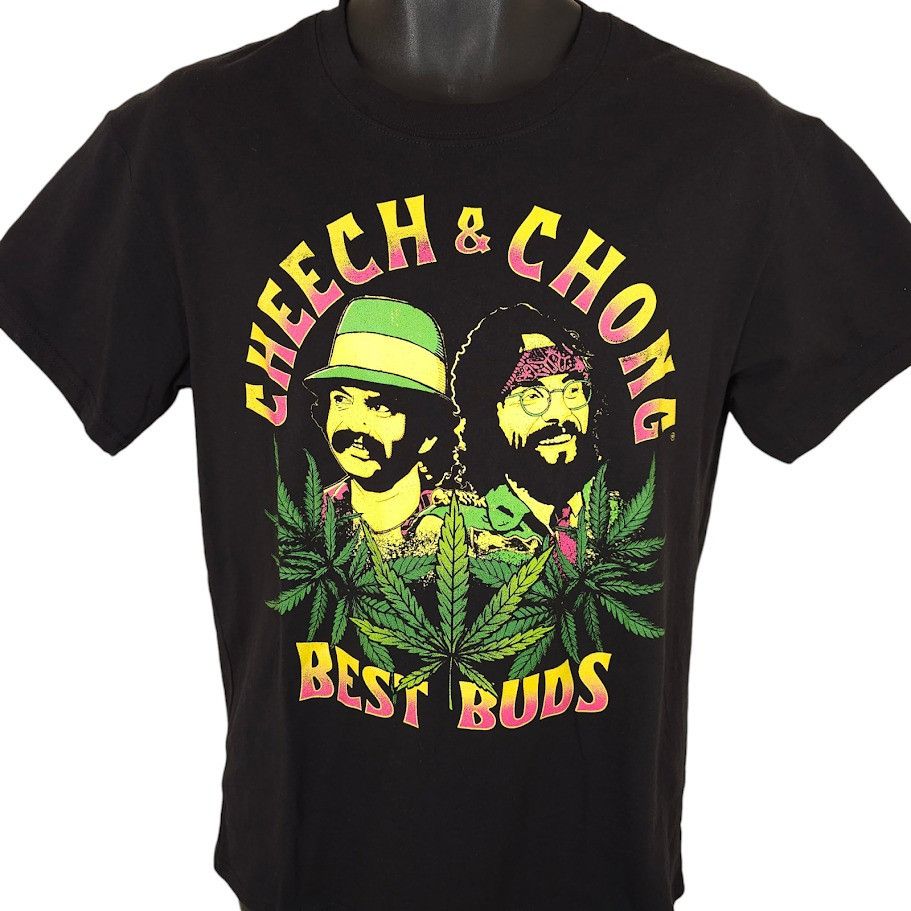 Other Cheech & Chong T Shirt Mens Size Medium Black Best Buds Size US M / EU 48-50 / 2 - 1 Thumbnail