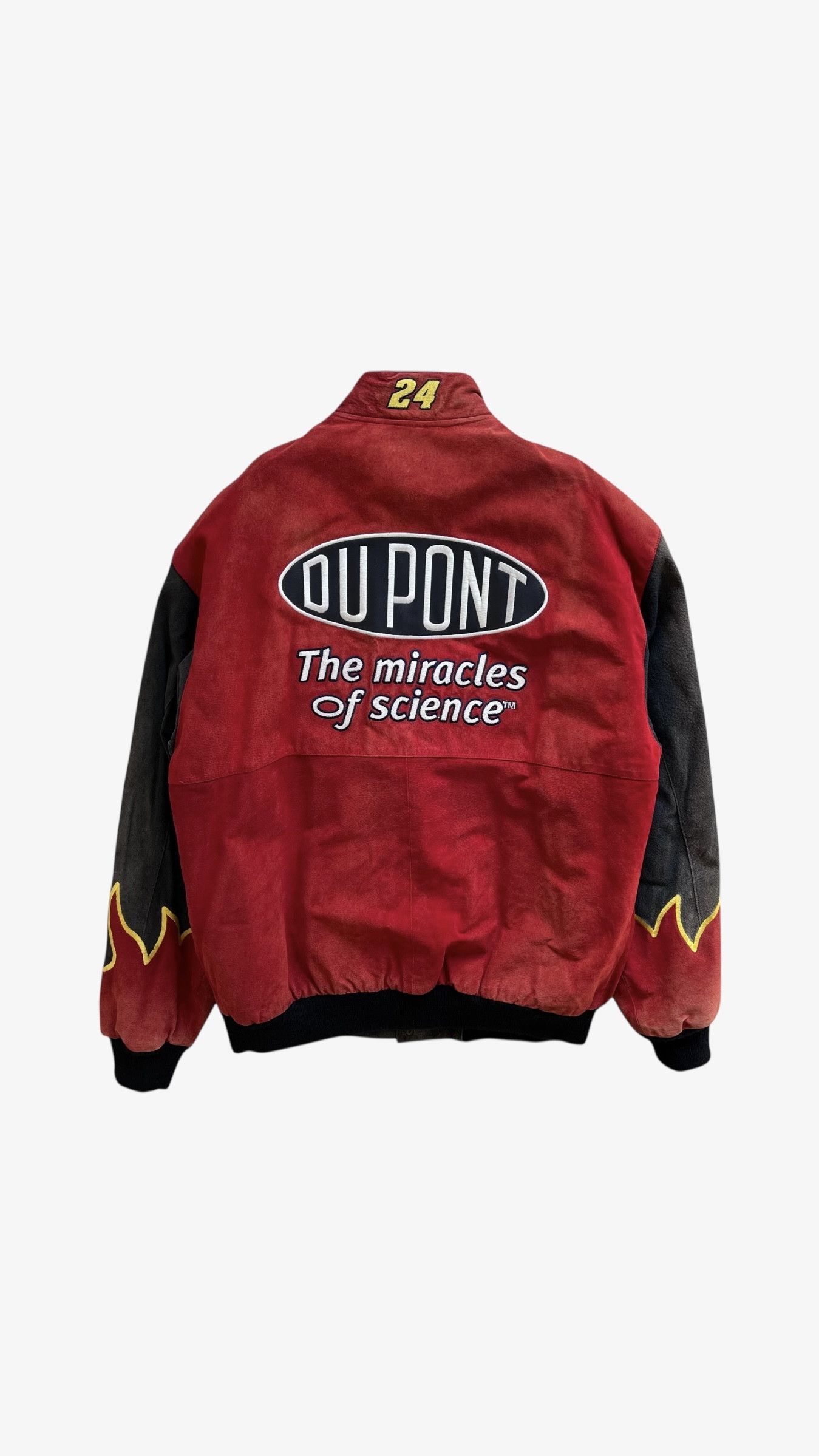 Chase Authentics Vintage 90s Chase Jeff Hamilton Leather NASCAR Jacket Size US L / EU 52-54 / 3 - 2 Thumbnail