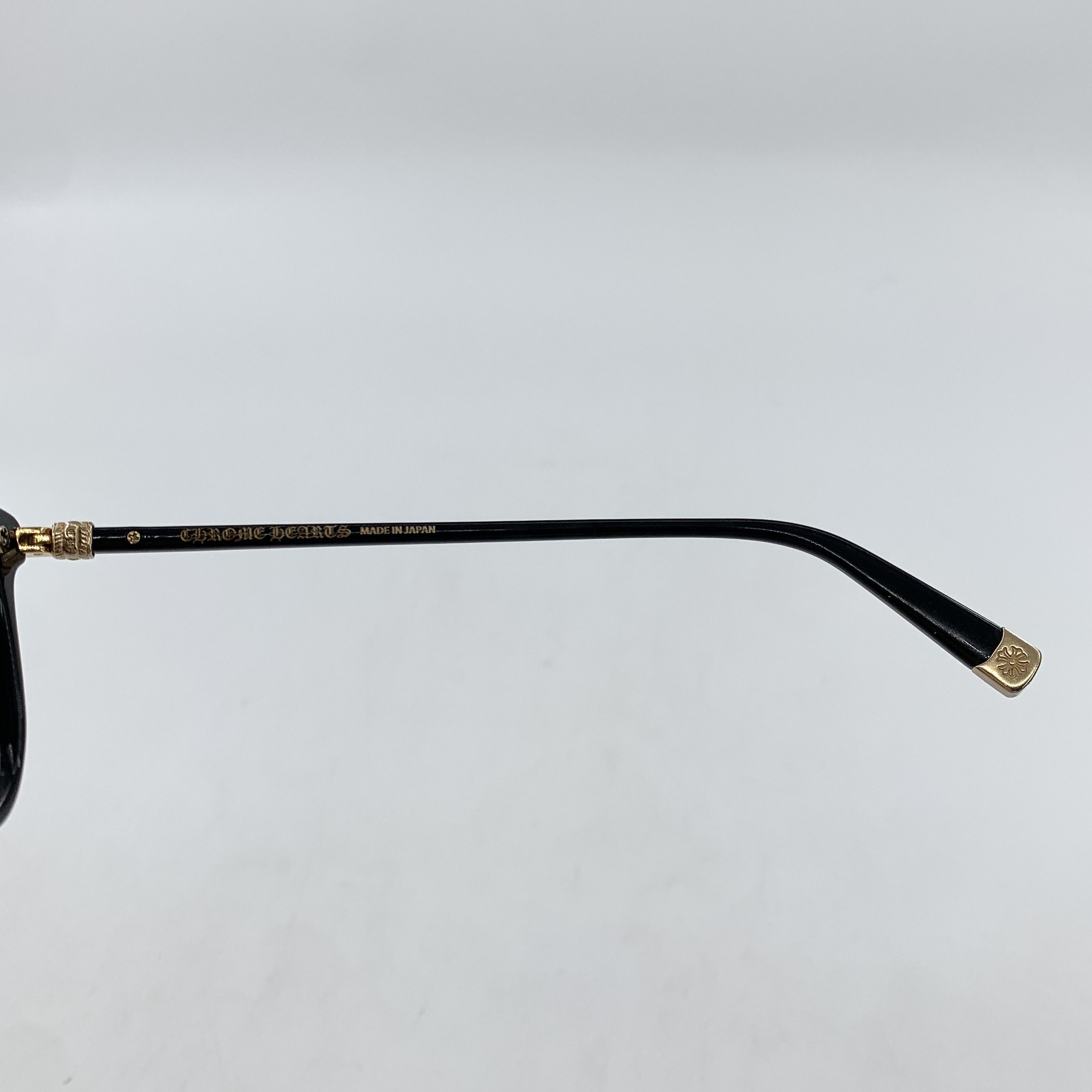 Chrome Hearts Chrome Hearts Optical Frame Cross Engraved Black Size ONE SIZE - 7 Thumbnail