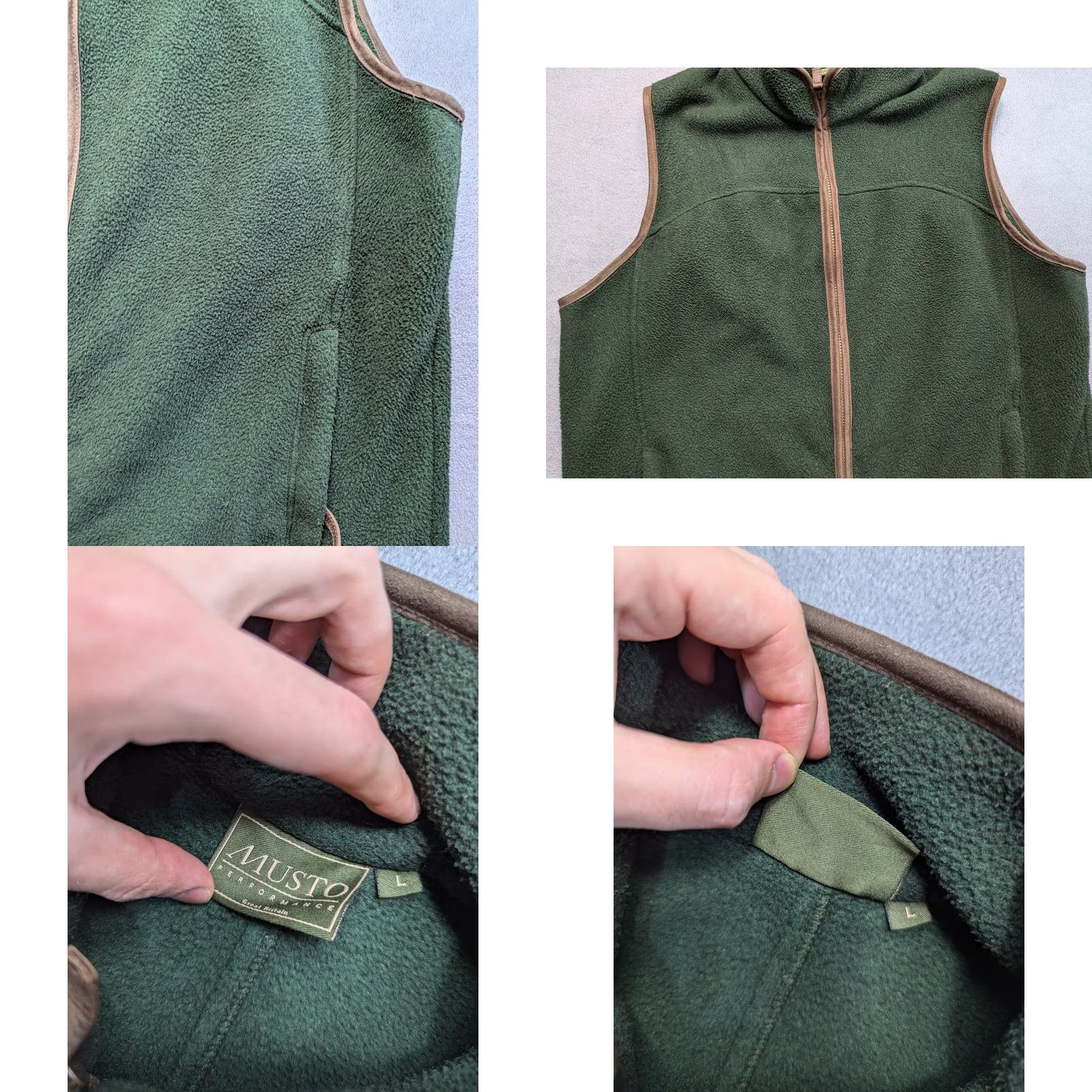 Musto Musto Vest Green Mens size L Size US L / EU 52-54 / 3 - 8 Thumbnail