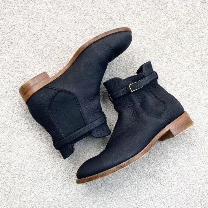 Louis Vuitton Louis Vuitton Stylish Black Ankle Boots -2508 Size US 6 / IT 36 - 3 Thumbnail