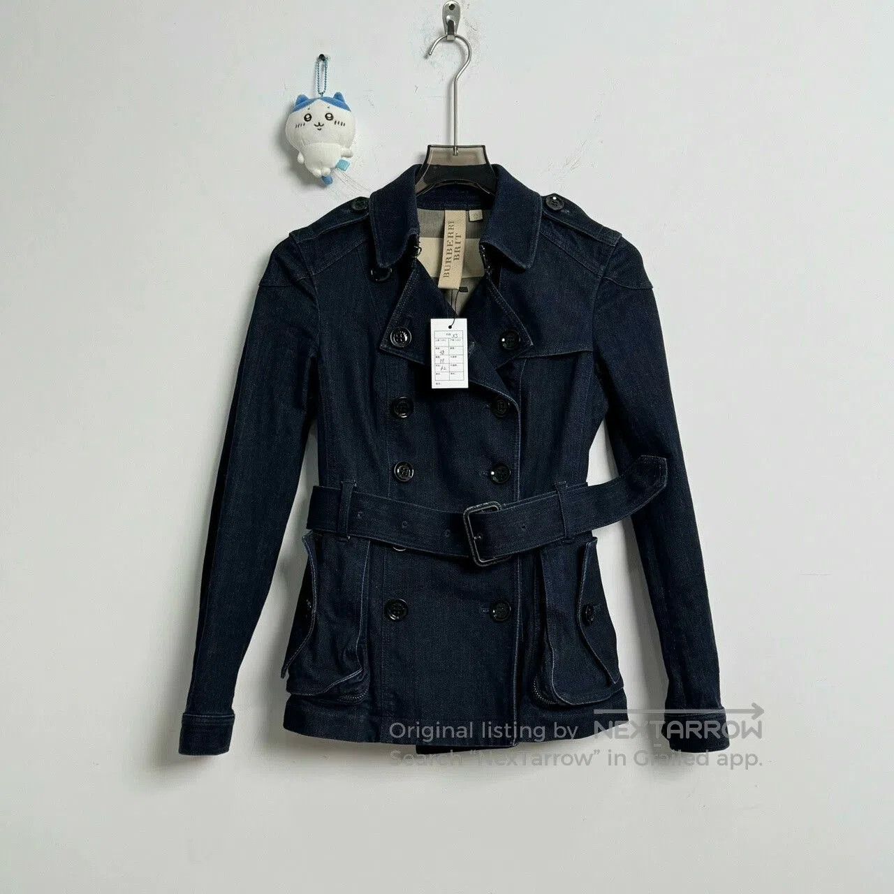 Burberry Burberry Denim Trench Coat XS. Size XS / US 0-2 / IT 36-38 - 1 Thumbnail
