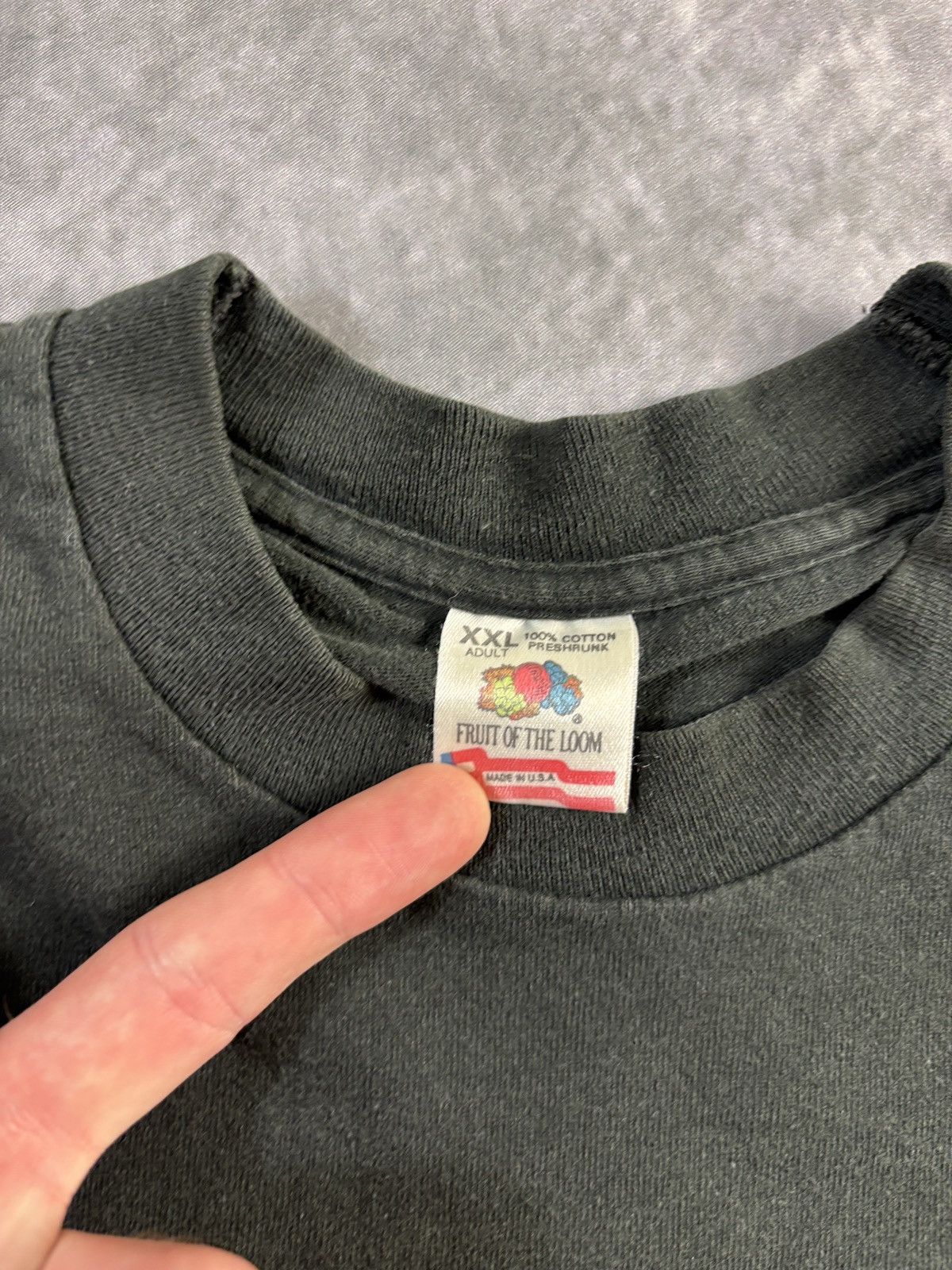 Vintage 1990s Vintage Vietnam Veteran Tee U.S. Military Army Flags Size US XXL / EU 58 / 5 - 4 Thumbnail