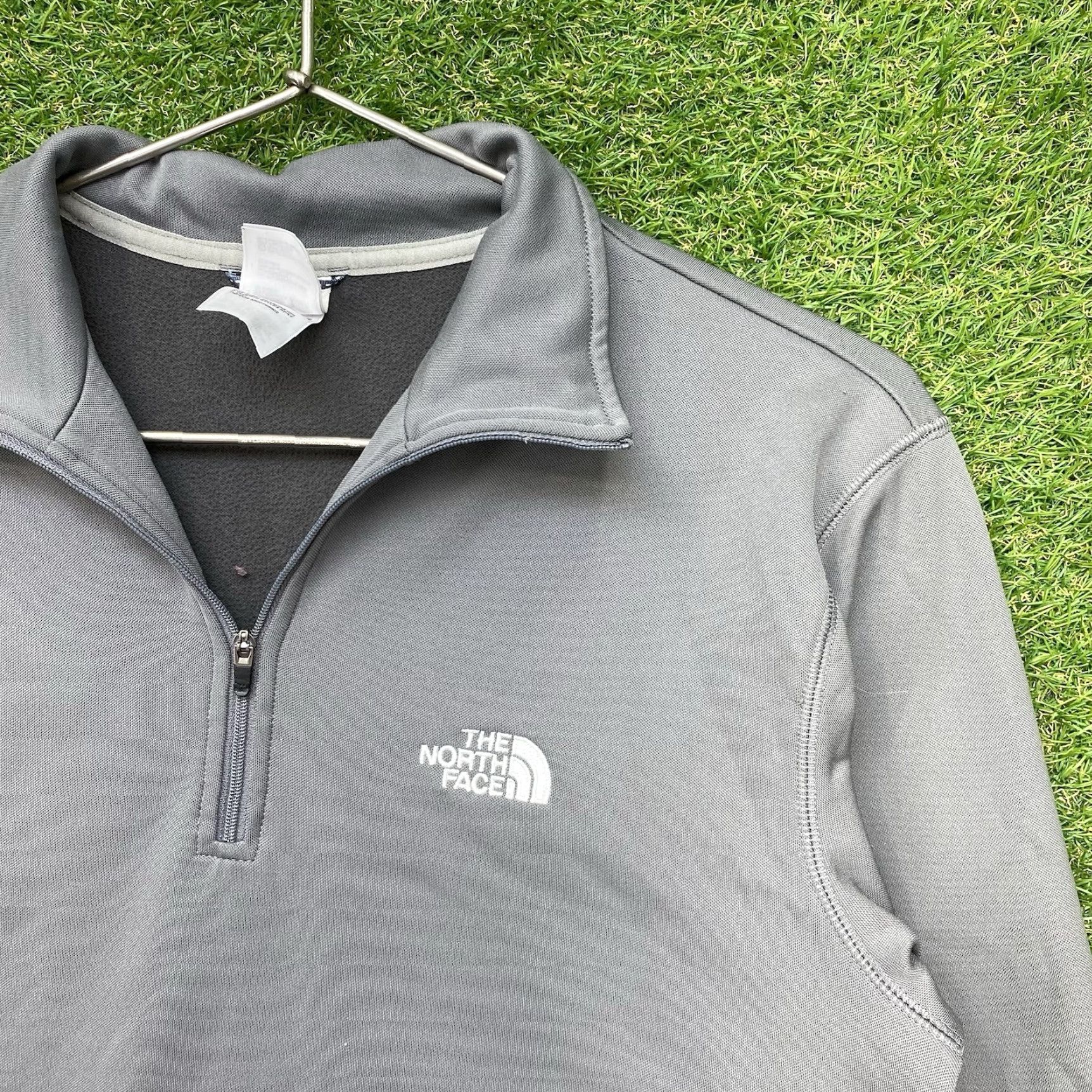 The North Face The North Face Jacket Mens S Gray 1/4 Zip Stretch Fleece Outdoor Hiking Size US S / EU 44-46 / 1 - 3 Thumbnail