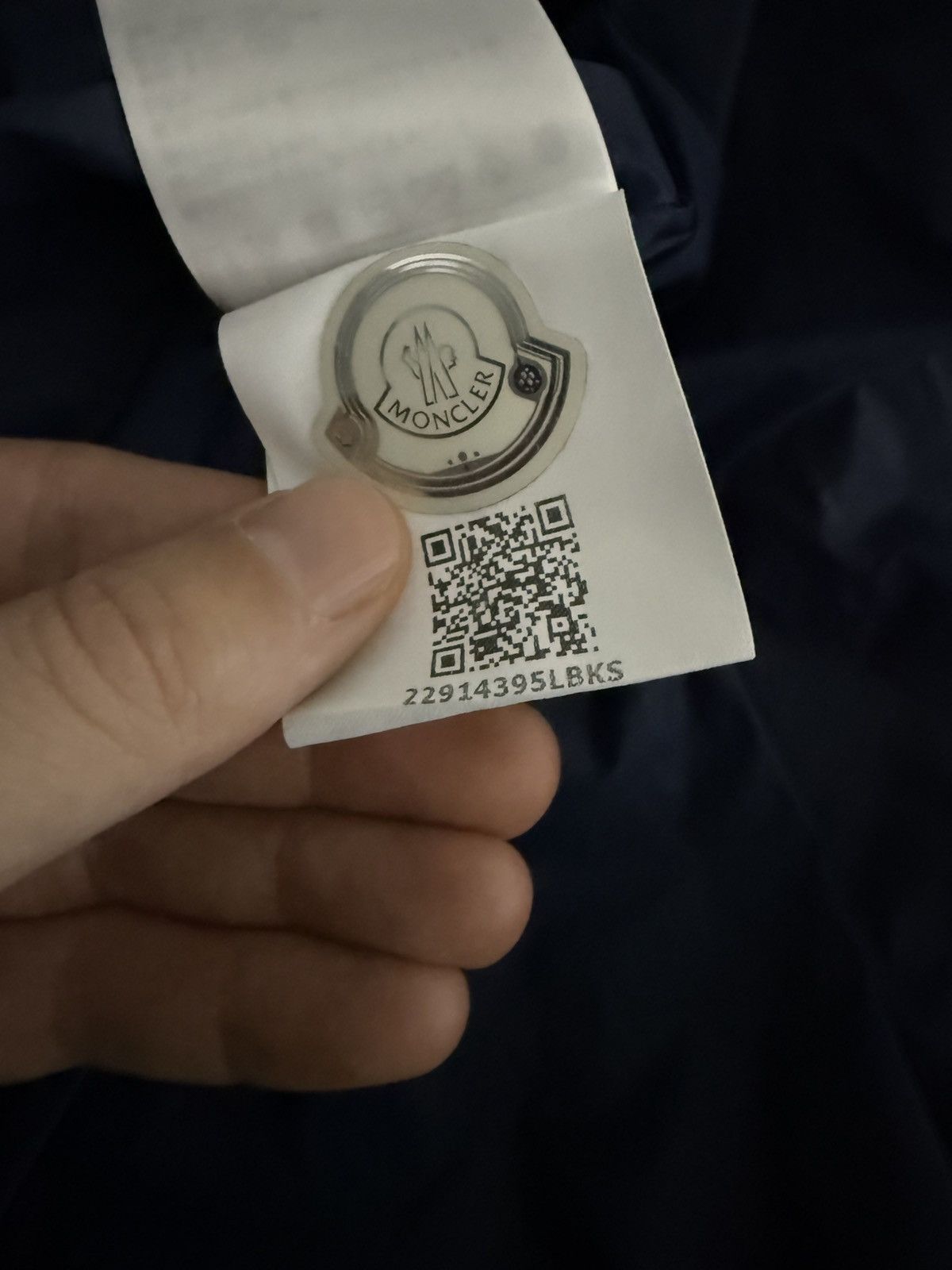 Moncler Moncler Jacket Cam Size 4 (L) Navy Blue Size US L / EU 52-54 / 3 - 7 Thumbnail
