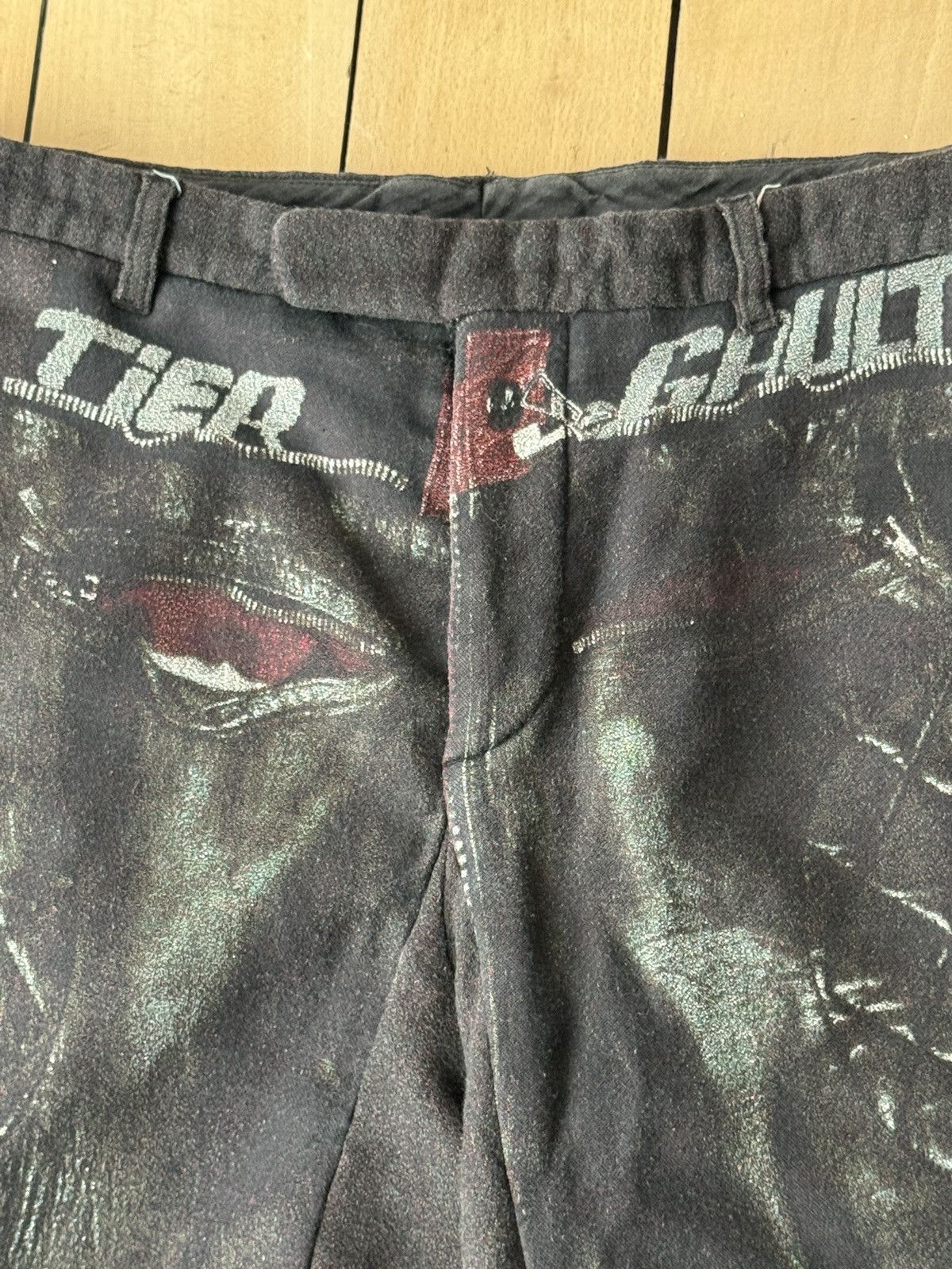 Jean Paul Gaultier 1999 Jean Paul Gaultier Trompe l‘oeil pants Size US 32 / EU 48 - 3 Thumbnail