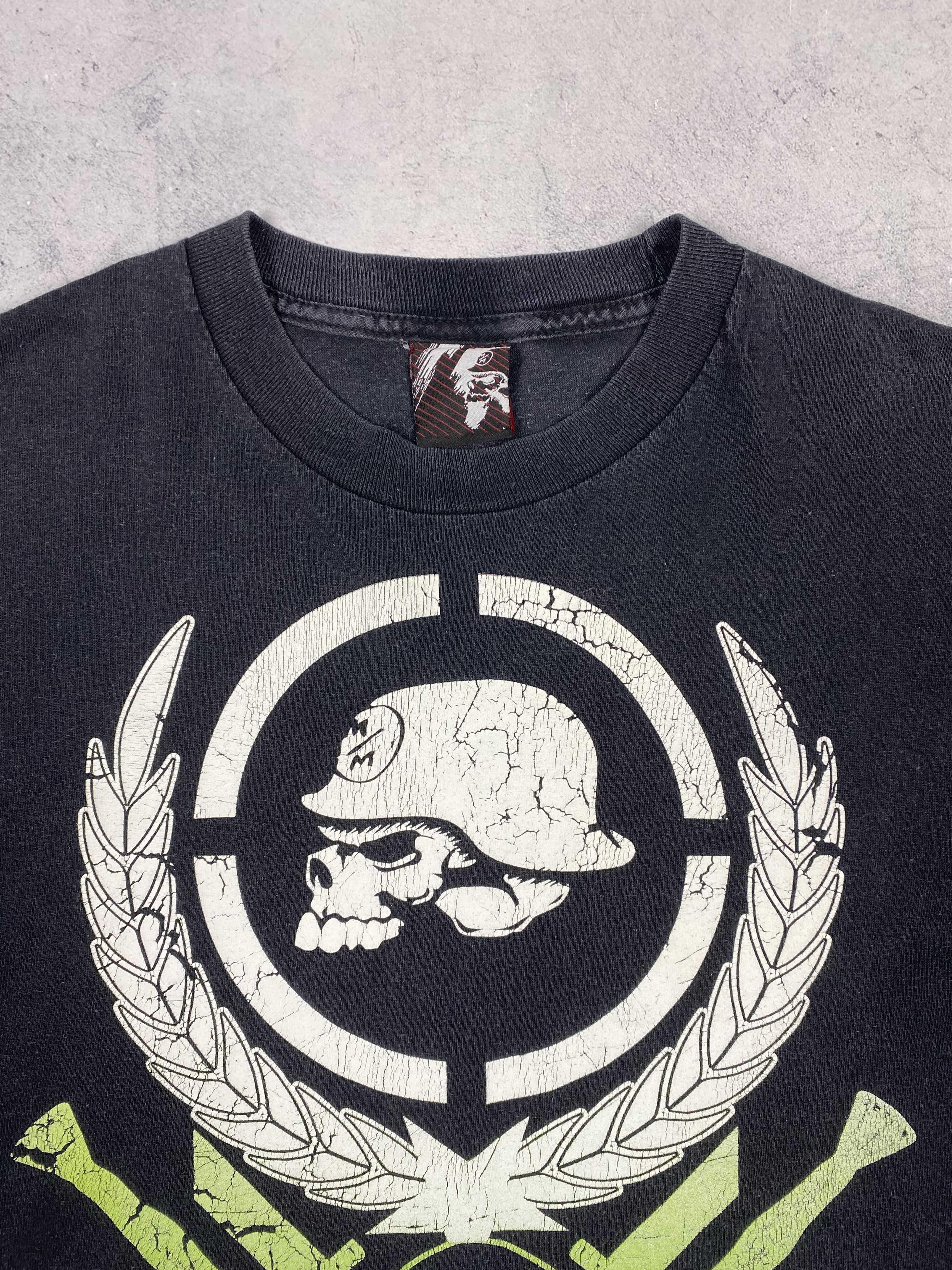 Band Tees Vintage Metal Mulisha Big Logo Skull Graphic y2k T Shirt Size US L / EU 52-54 / 3 - 5 Thumbnail