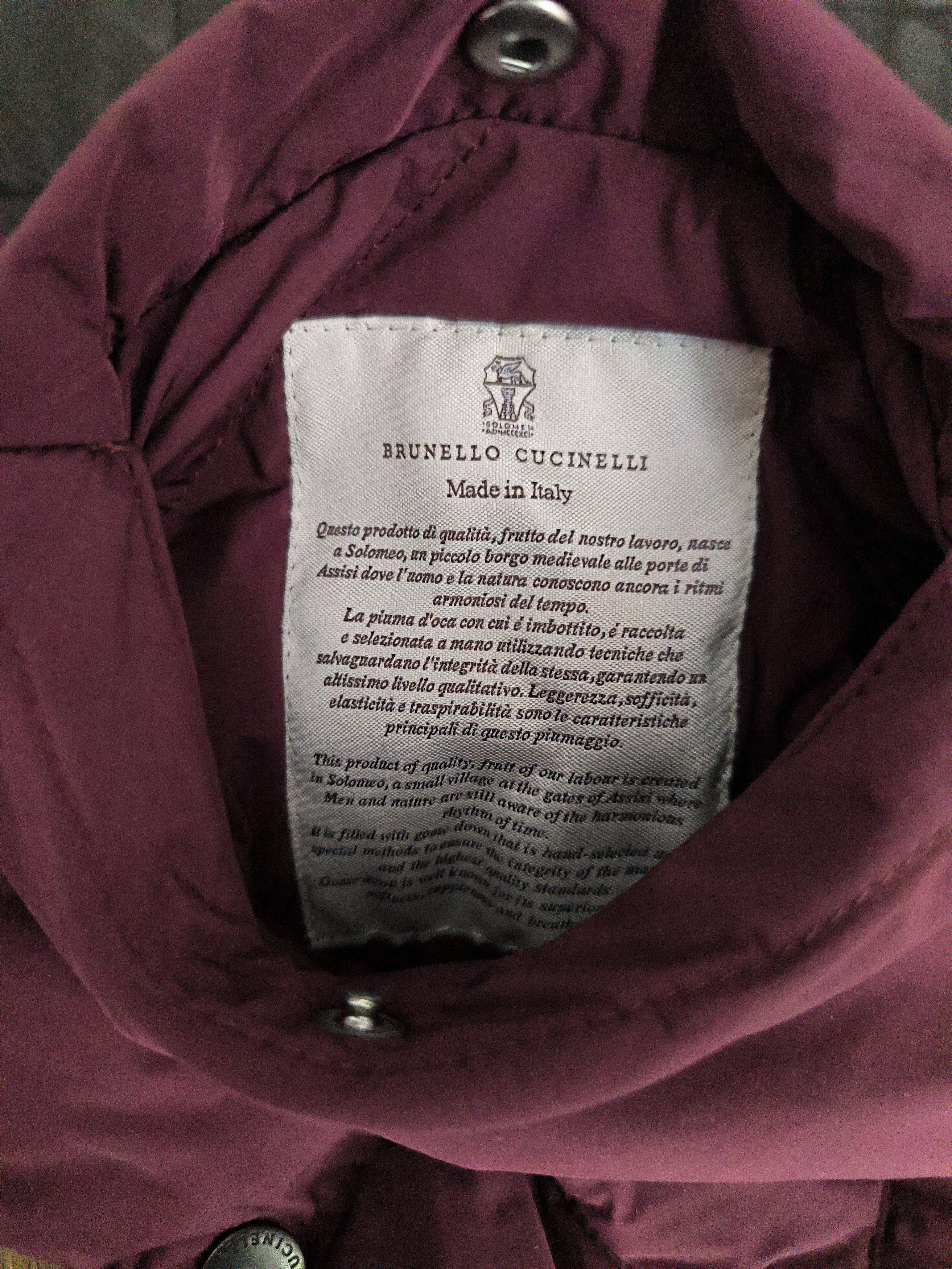 Brunello Cucinelli B. Cucinelli Leather Reversible Puffer Vest, size S Size US S / EU 44-46 / 1 - 9 Thumbnail