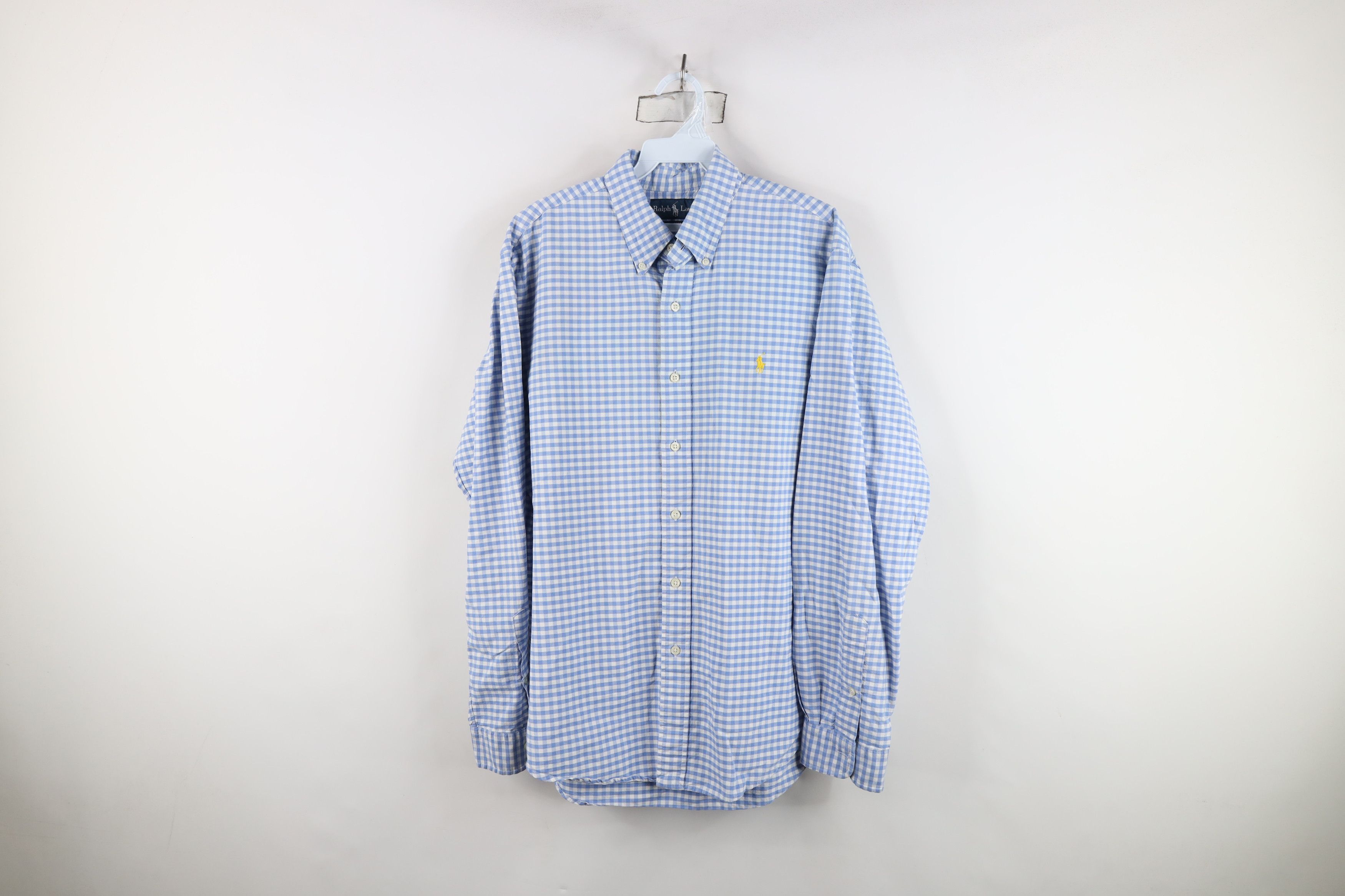 Polo Ralph Lauren Vintage 90s Ralph Lauren Fit Oxford Button Down Shirt Plaid Size US L / EU 52-54 / 3 - 1 Thumbnail