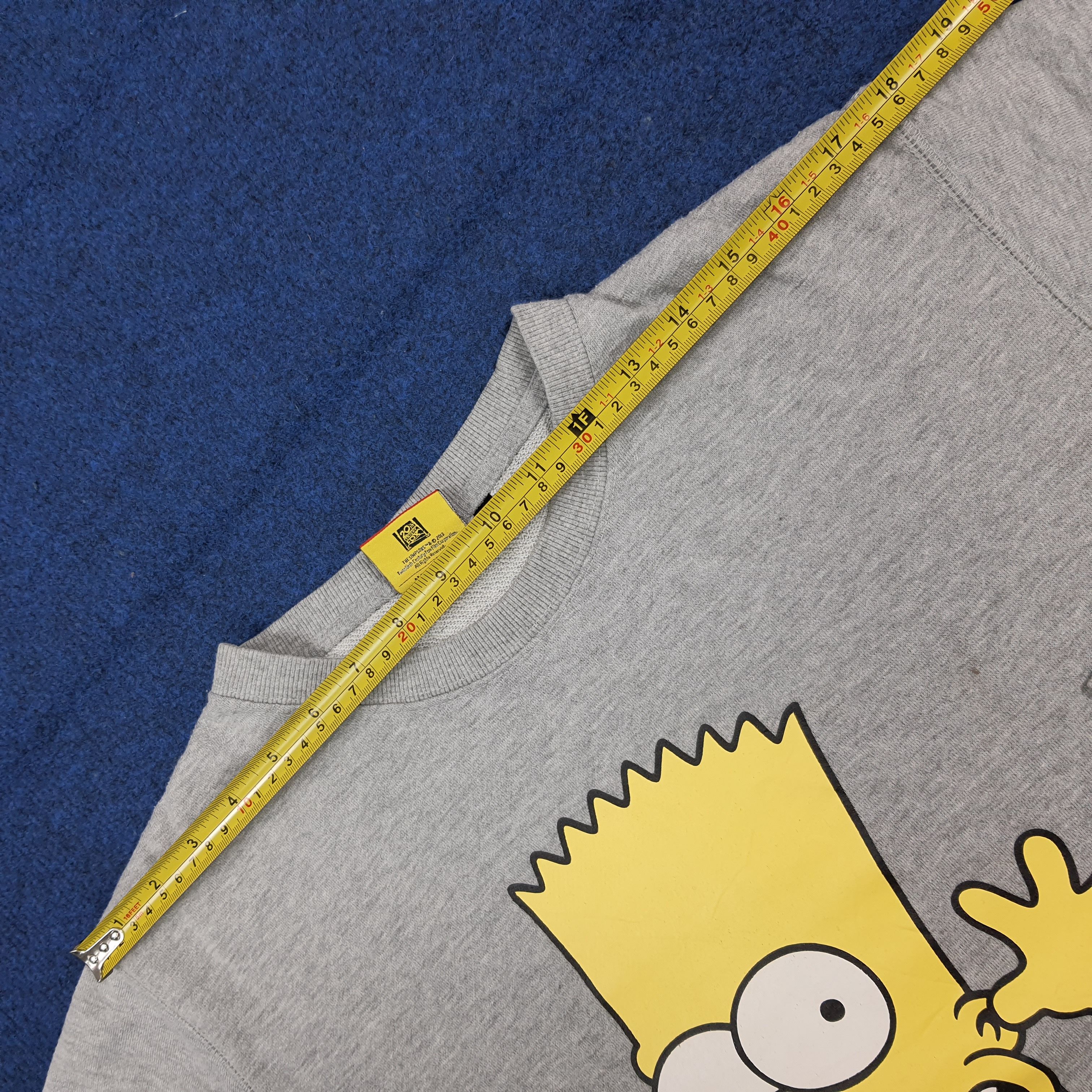 The Simpsons Official Bart Simpson Graphic Sweatshirt Crewneck C293N25 Size US M / EU 48-50 / 2 - 12 Thumbnail