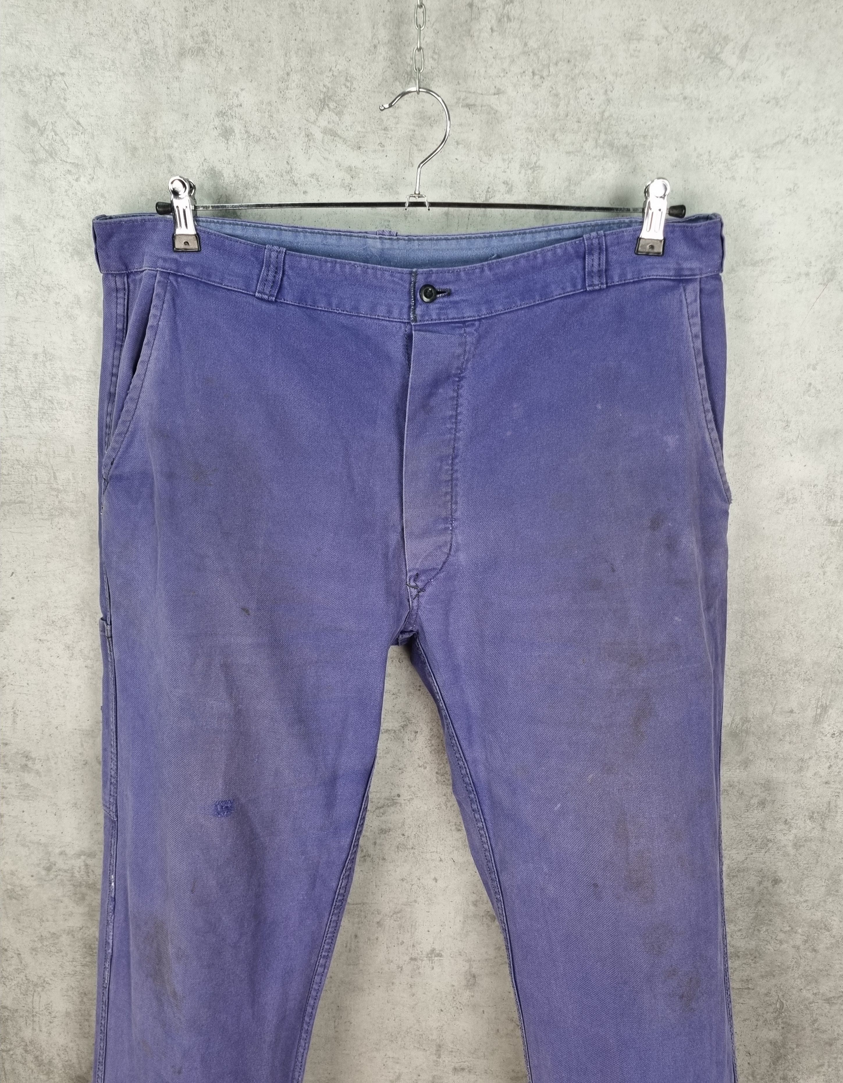 Le Laboureur 80s French Chore Vintage Worker Pants Size US 36 / EU 52 - 4 Thumbnail