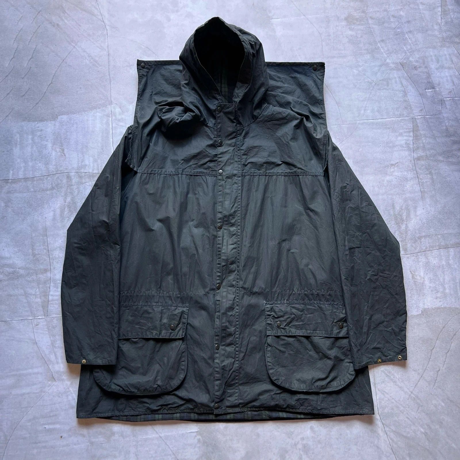 Barbour vintage Barbour Durham waxed parka jacket coat wax Bedale Size US XL / EU 56 / 4 - 1 Thumbnail