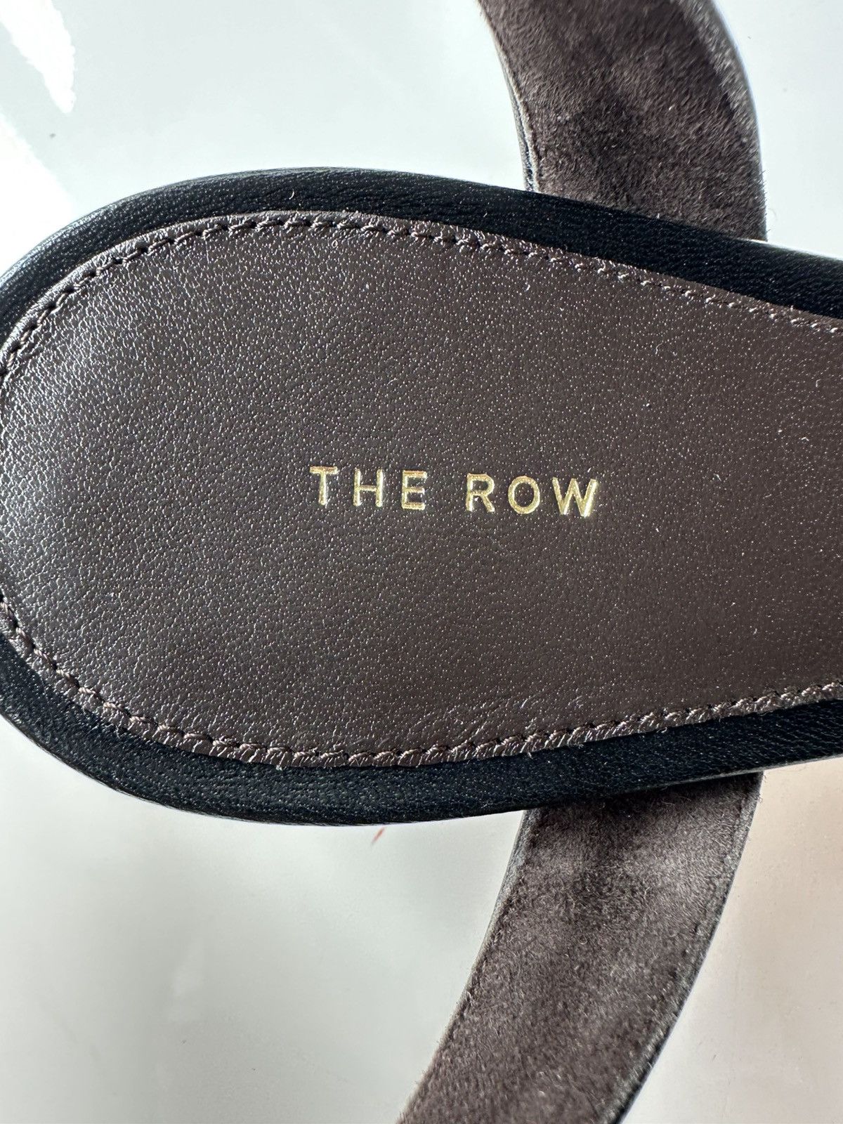 The Row THE ROW Vika Ankle Stripe Sandals Black Size 38(US7,5)! Size US 7.5 / IT 37.5 - 4 Thumbnail