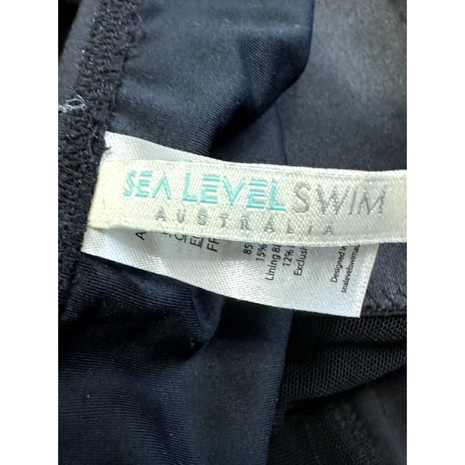 Other Sea Level Swim Tank Twist Front Adjustable Straps Black 4 Size S / US 4 / IT 40 - 8 Thumbnail