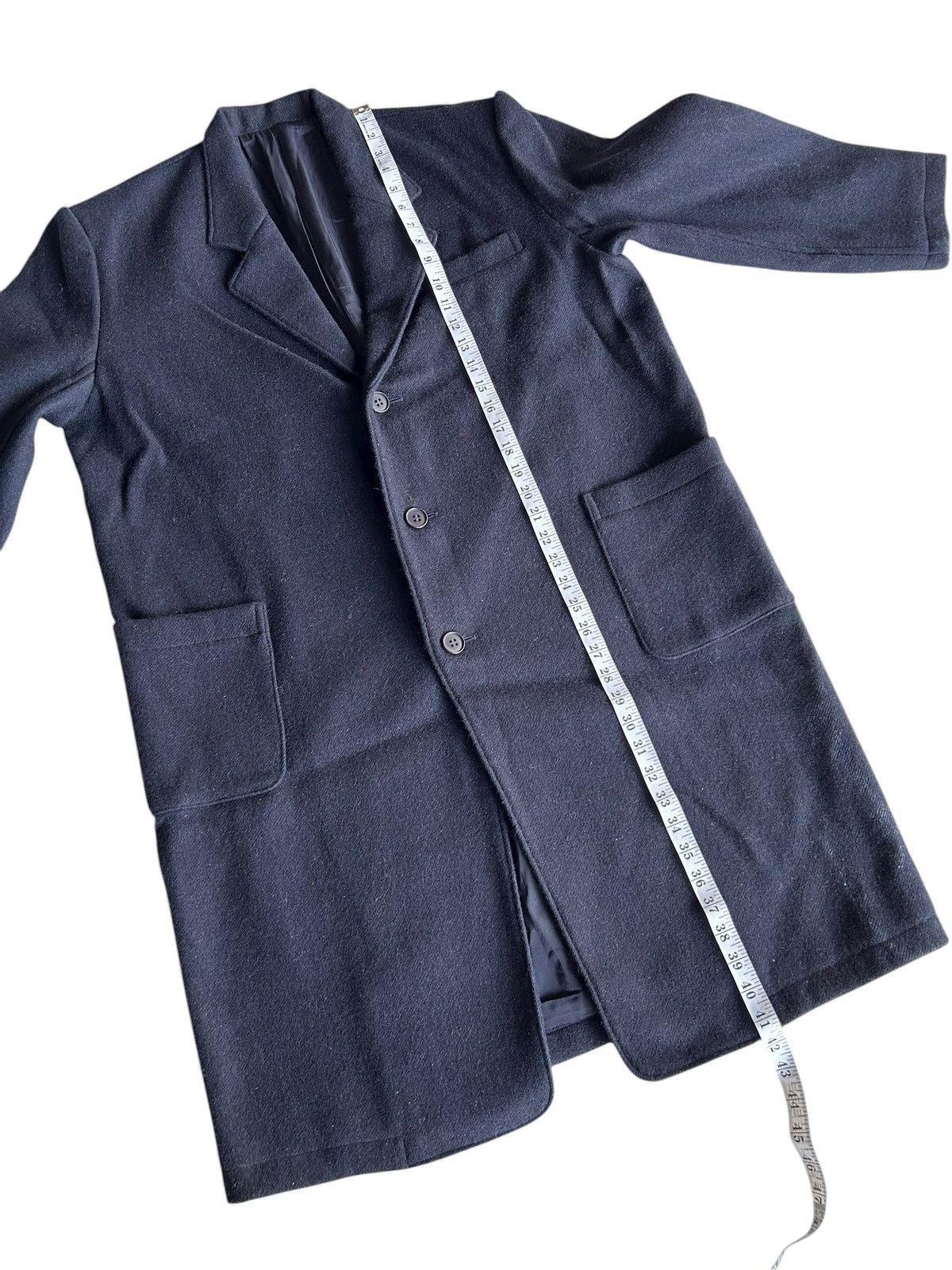 Yohji Yamamoto Y's Yohji Yamamoto Wool Long Coat - dmc Size US L / EU 52-54 / 3 - 17 Thumbnail