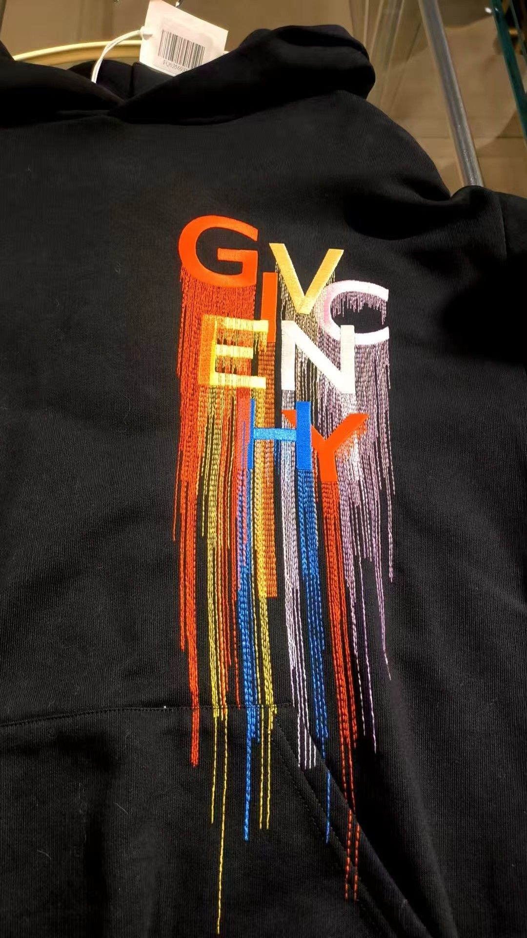 Givenchy givenchy rainbow embroidered logo hoodie - dmc Size US XS / EU 42 / 0 - 6 Thumbnail