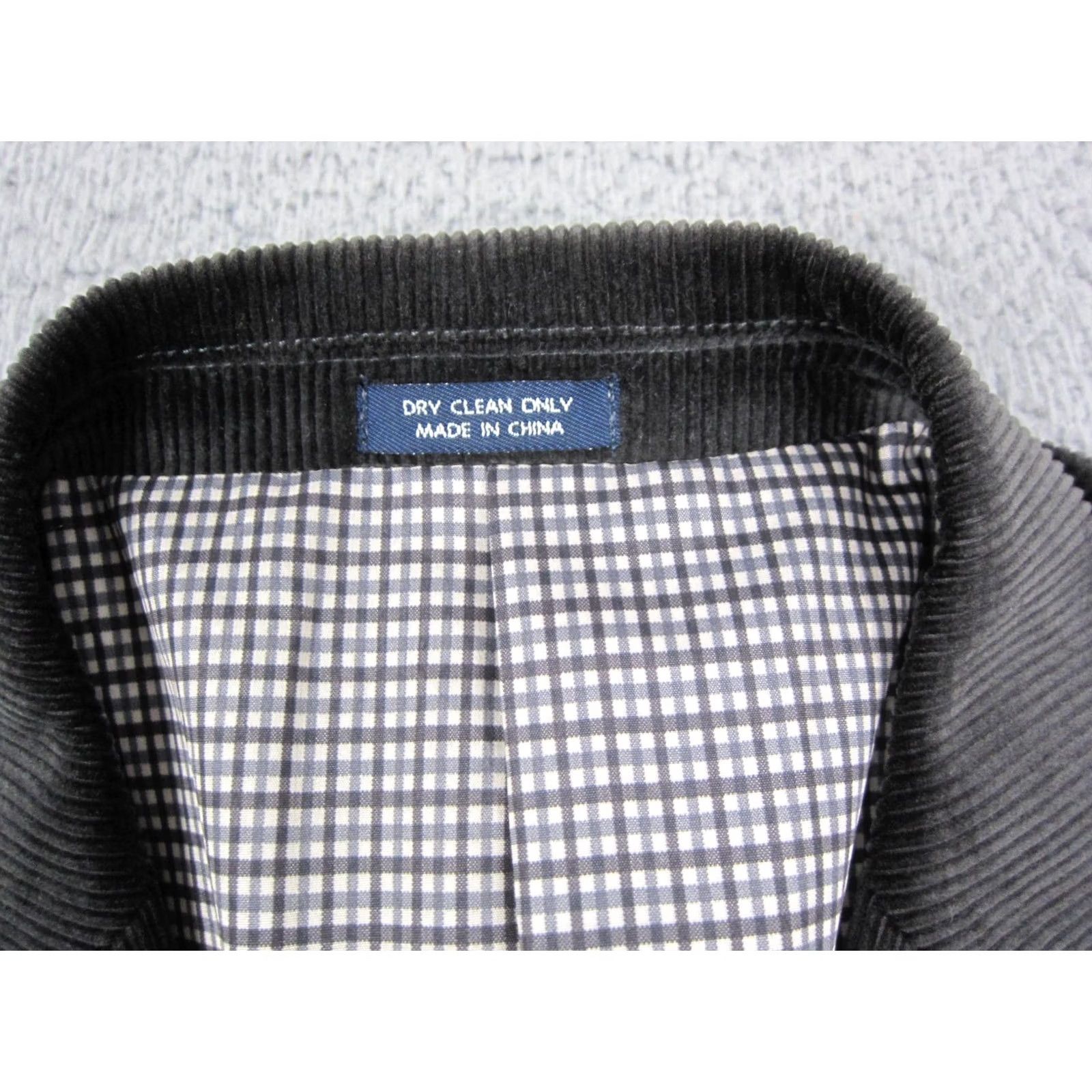 Vintage VINTAGE Saddlebred Blazer Jacket Mens 42R Black Corduroy Classic Western 80s 90s Size 42R - 3 Thumbnail