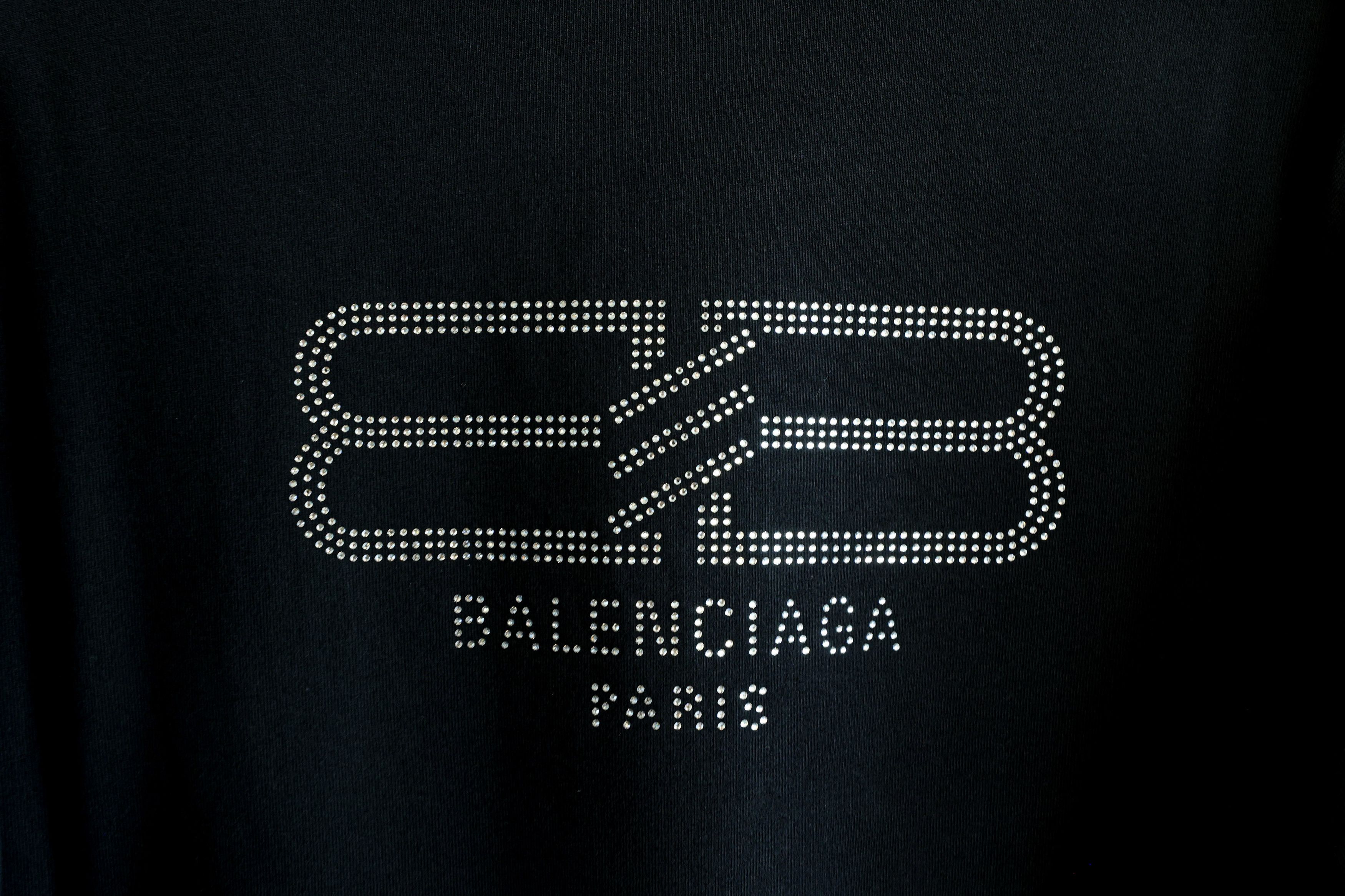 Balenciaga Balenciaga Rhinestone Embellished T-shirt Size US M / EU 48-50 / 2 - 3 Thumbnail