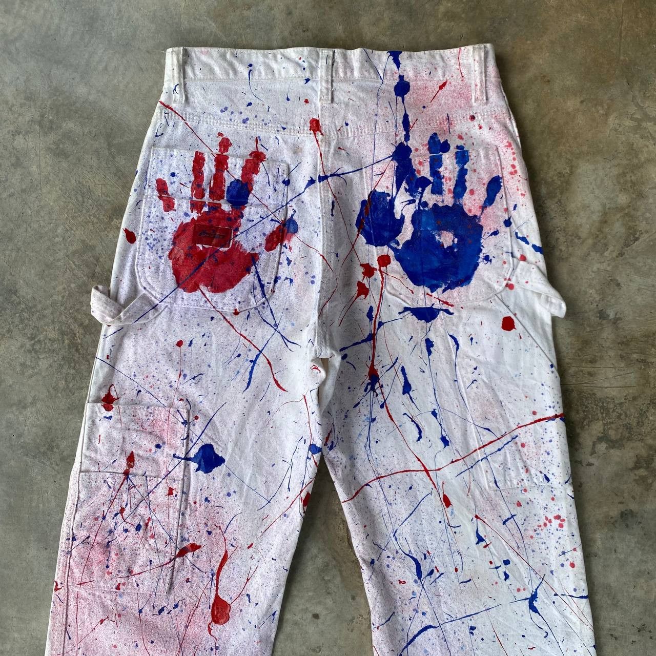 Vintage VINTAGE DICKIES CARPENTER REWORKED SPLATTER PAINT W28X32 Size US 28 / EU 44 - 10 Thumbnail