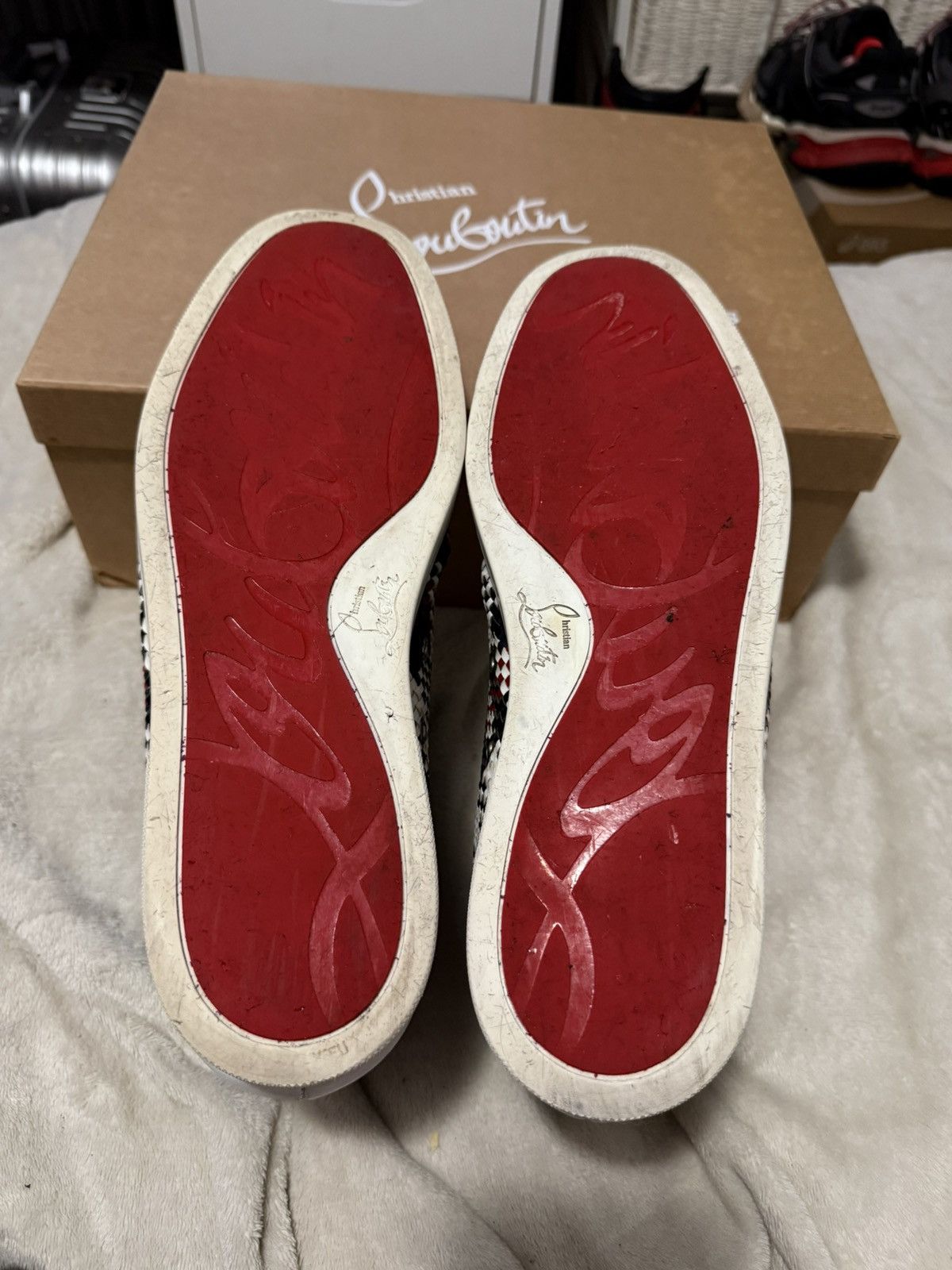 Christian Louboutin Christian Louboutin Multicolor High Top Sneaker Size US 10.5 / EU 43-44 - 11 Thumbnail