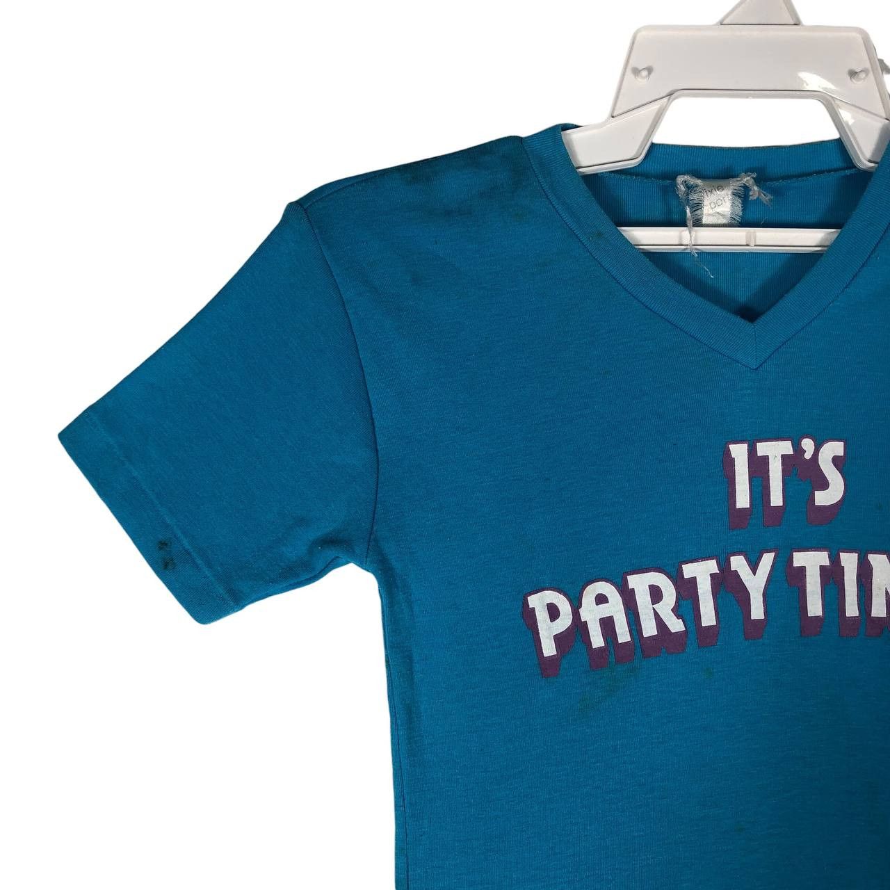 Vintage Vintage 70's It's Party Time! T-Shirt Size US M / EU 48-50 / 2 - 3 Thumbnail