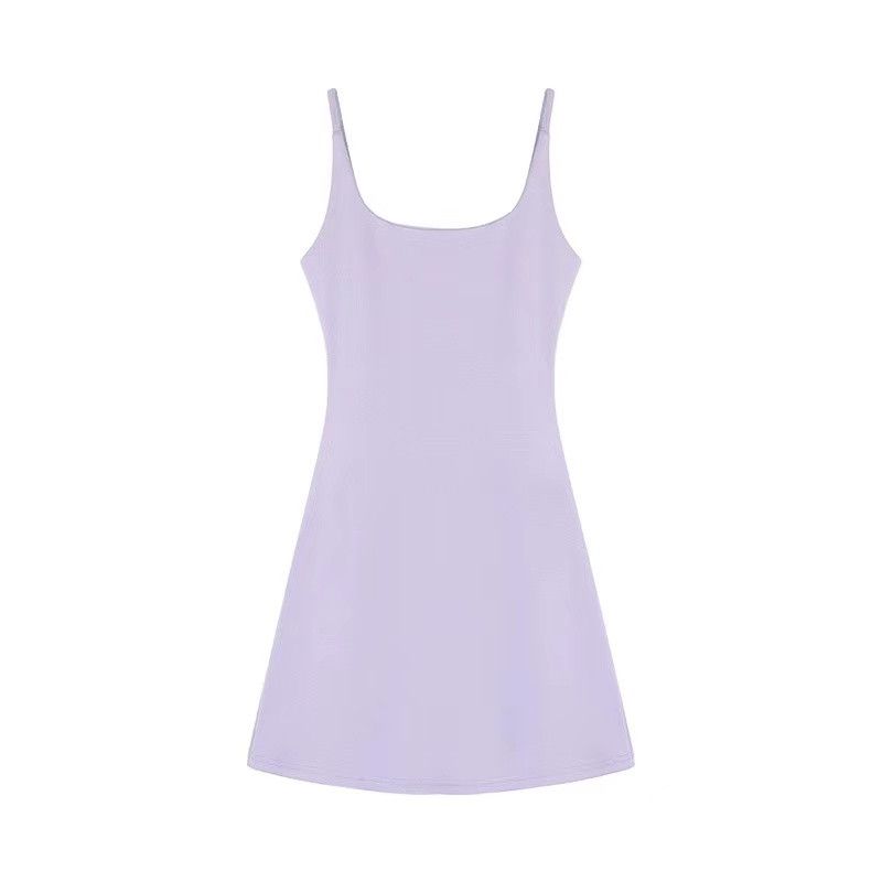 image of Vintage Sexy Suspender Dress Purple Short Skirt, Women's (Size Medium)