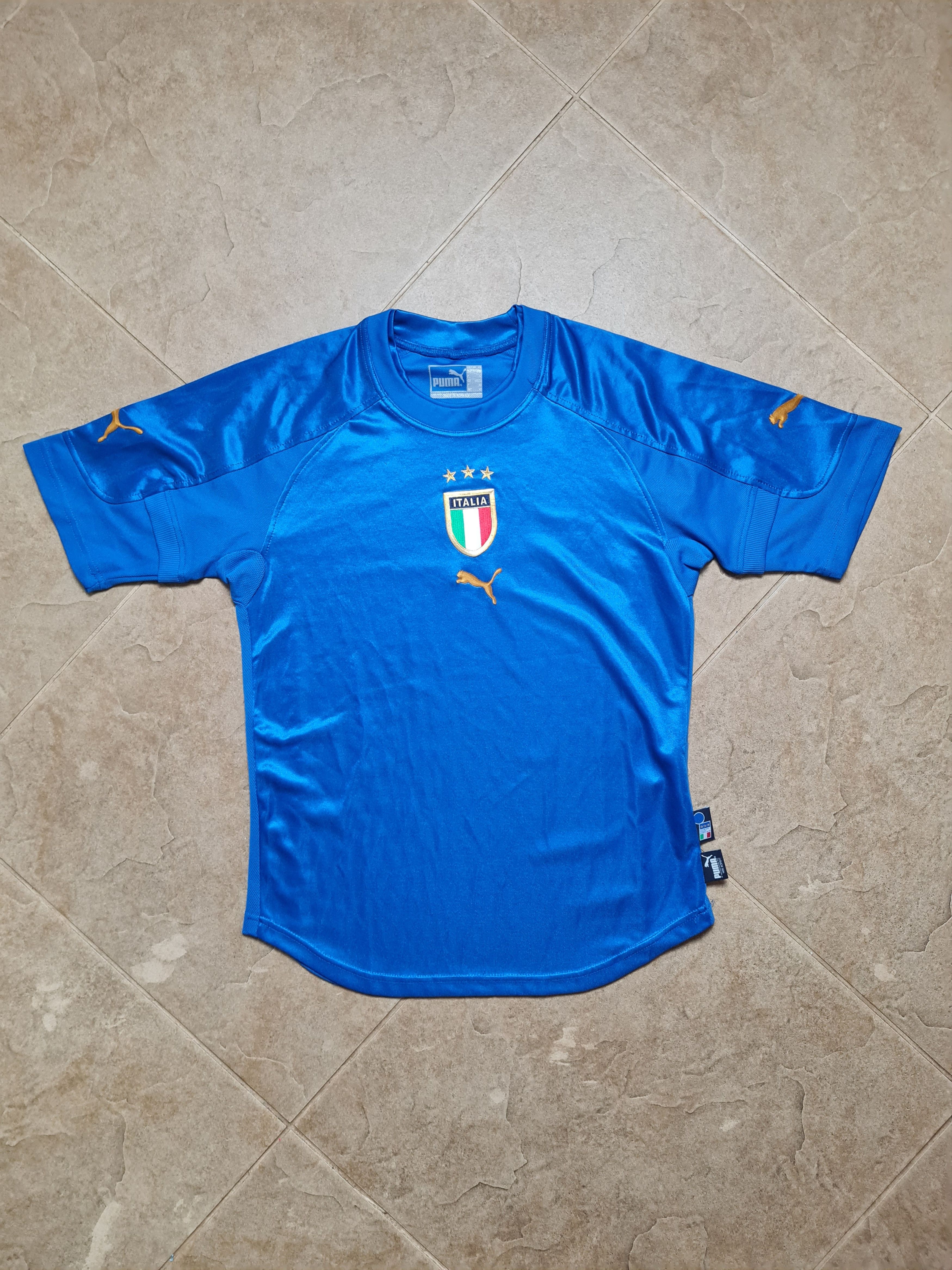 Puma Italy 2004-2006 Home Football Shirt PumaTrikot Maglia Size US XS / EU 42 / 0 - 3 Thumbnail