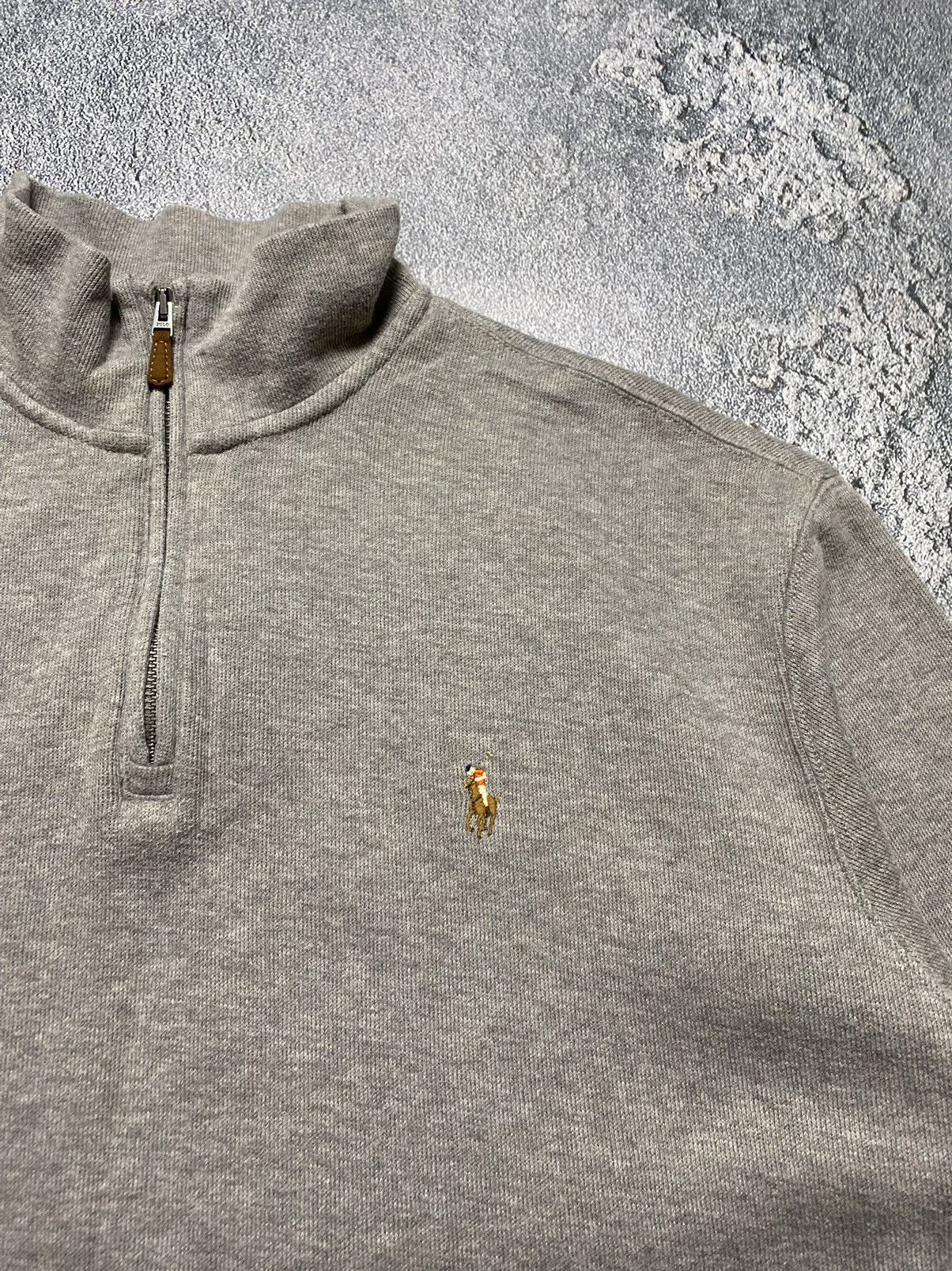 Polo Ralph Lauren × Vintage Vintage Polo Ralph Lauren 1/3 zip box fit y2k sweater Size US L / EU 52-54 / 3 - 7 Thumbnail