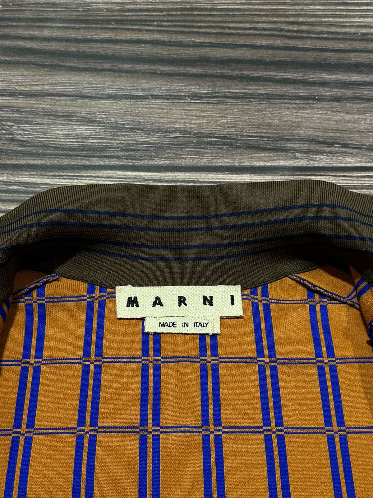 Marni Luxury Zip Marni Check Jacquard Lounde Italian Designer Size US M / EU 48-50 / 2 - 6 Thumbnail